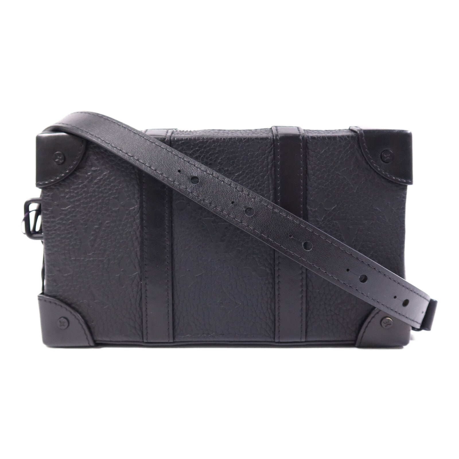 LOUIS VUITTON Monogram Taurillon Soft Trunk肩背袋