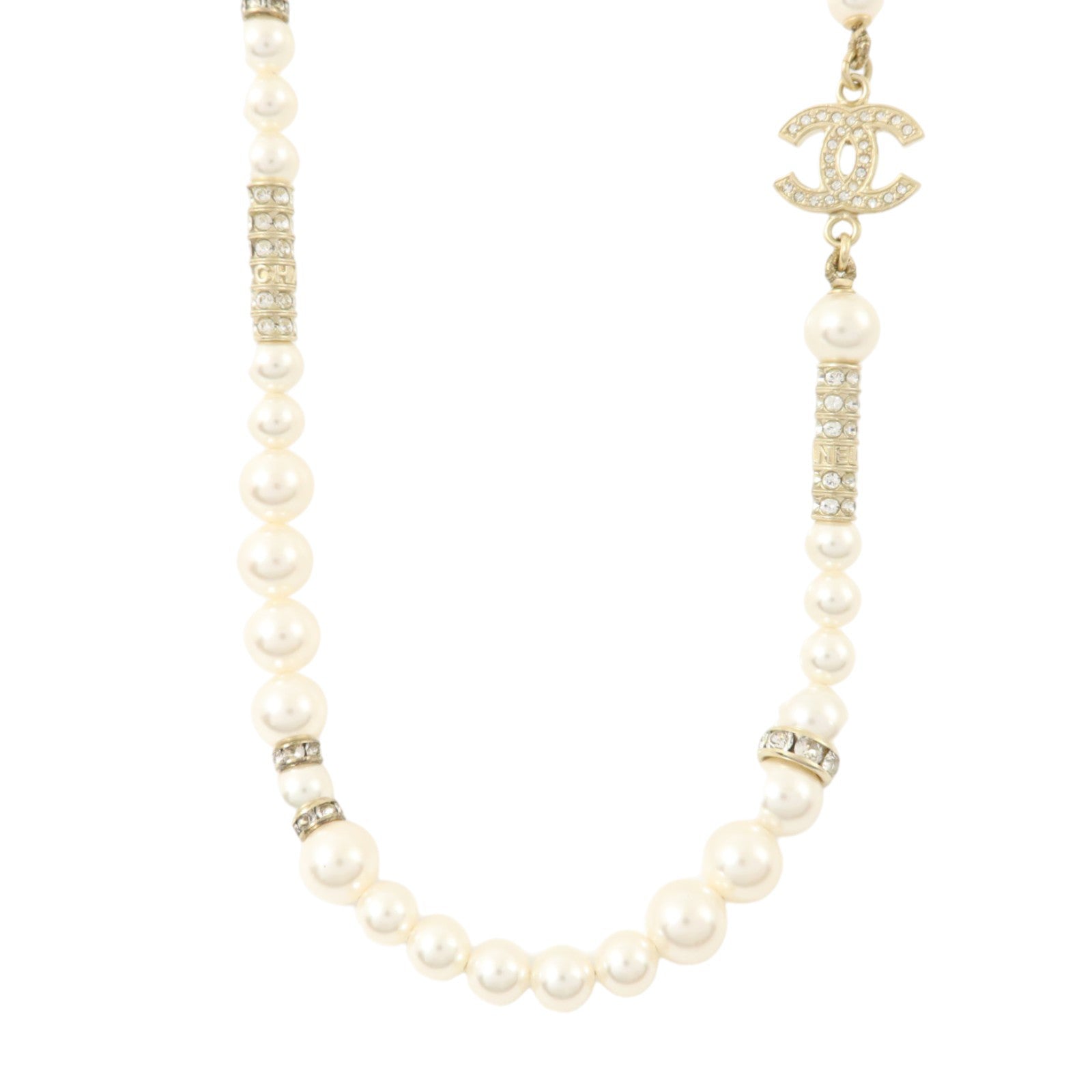 CHANEL PVC/金屬Necklace項鏈