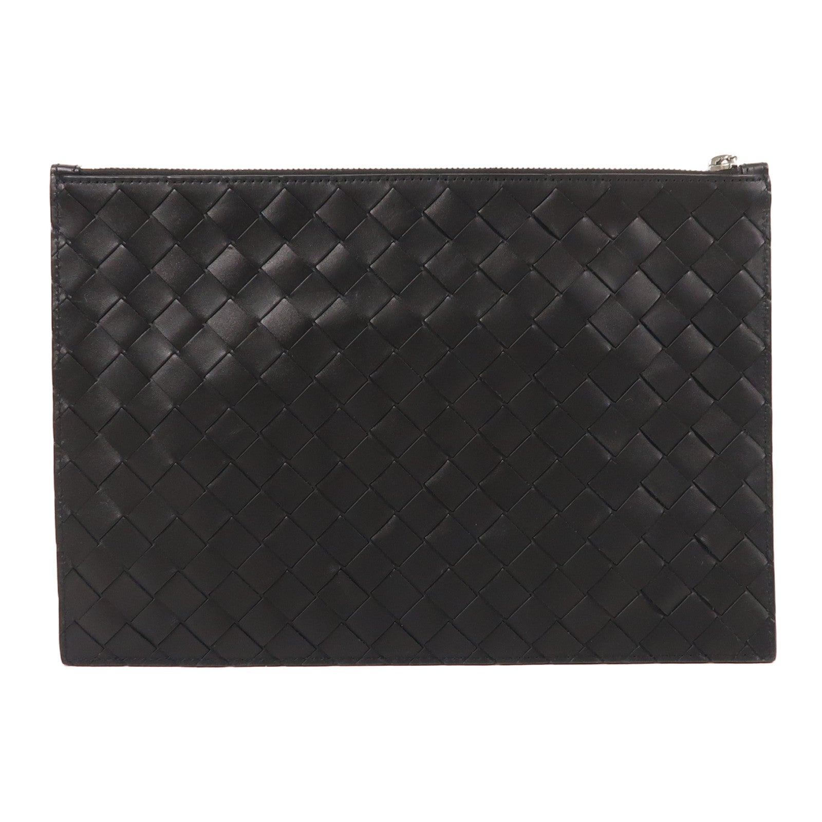 BOTTEGA VENETA 牛皮皮革Clutch Bag銀扣手拿包
