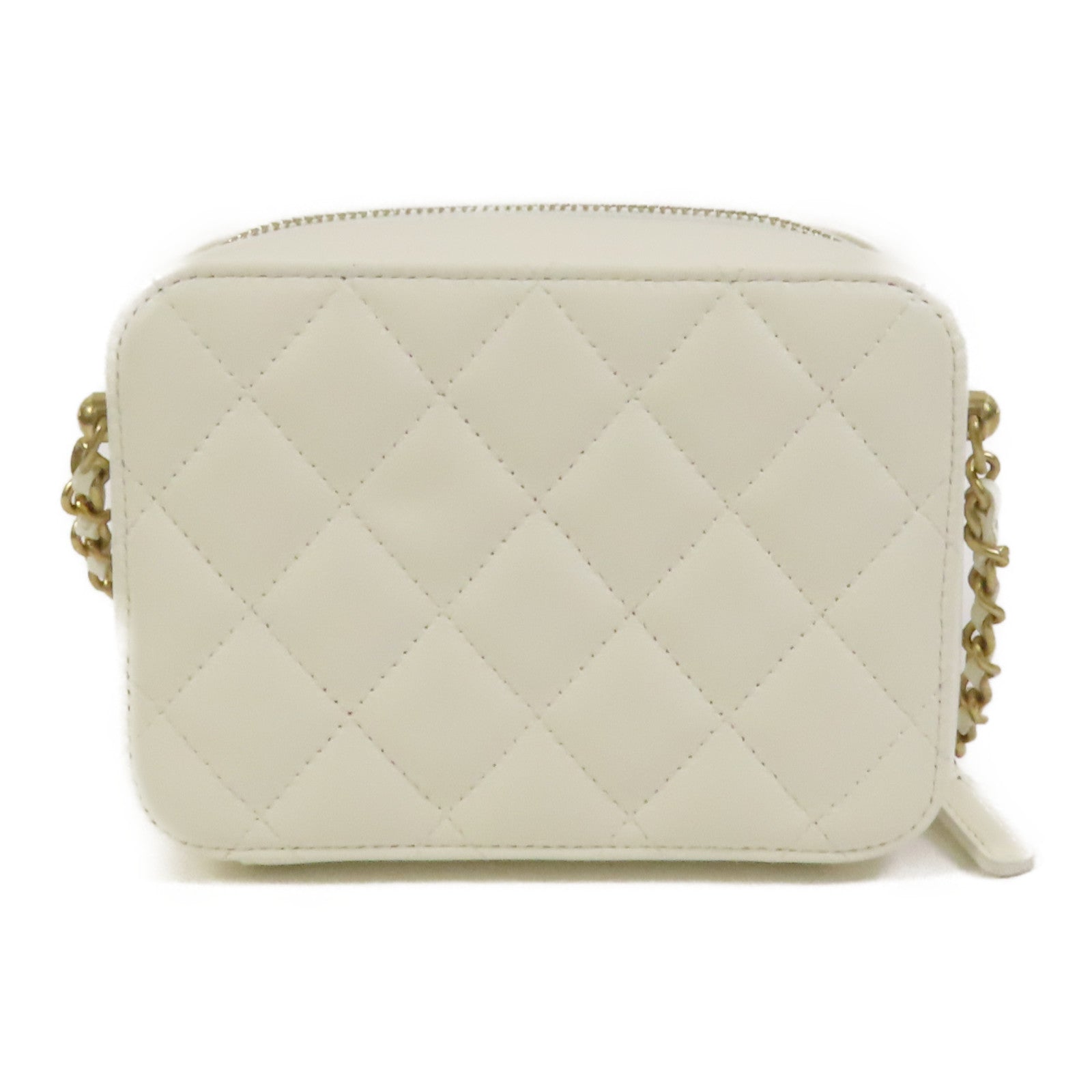 CHANEL 羊皮皮革Shoulder Bag金扣肩背袋