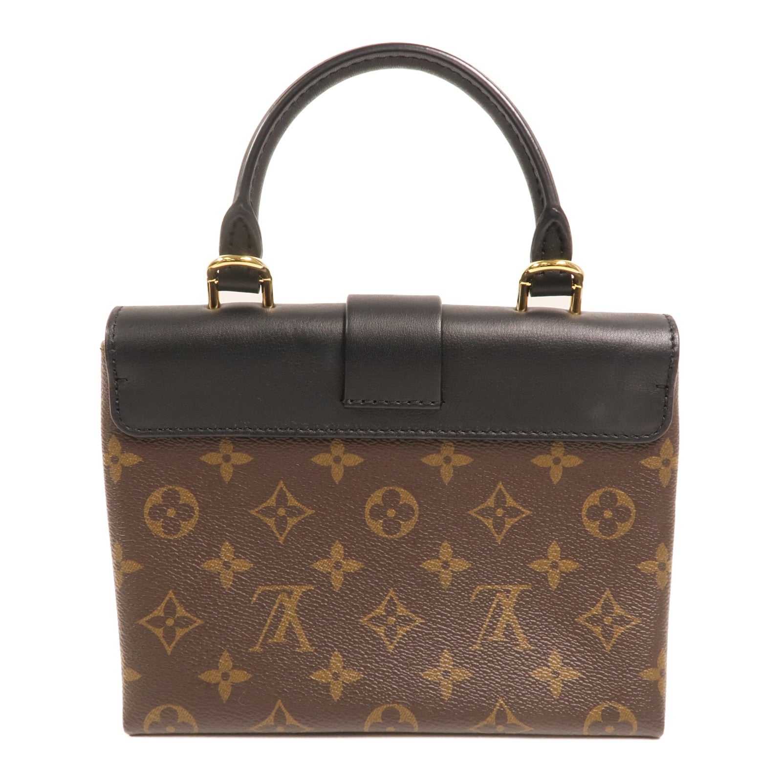 LOUIS VUITTON Monogram Locky BB金扣手挽肩背兩用袋