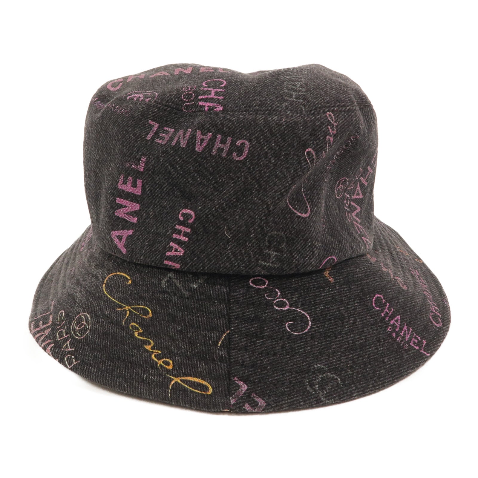 CHANEL 牛仔布Bucket Hat帽子