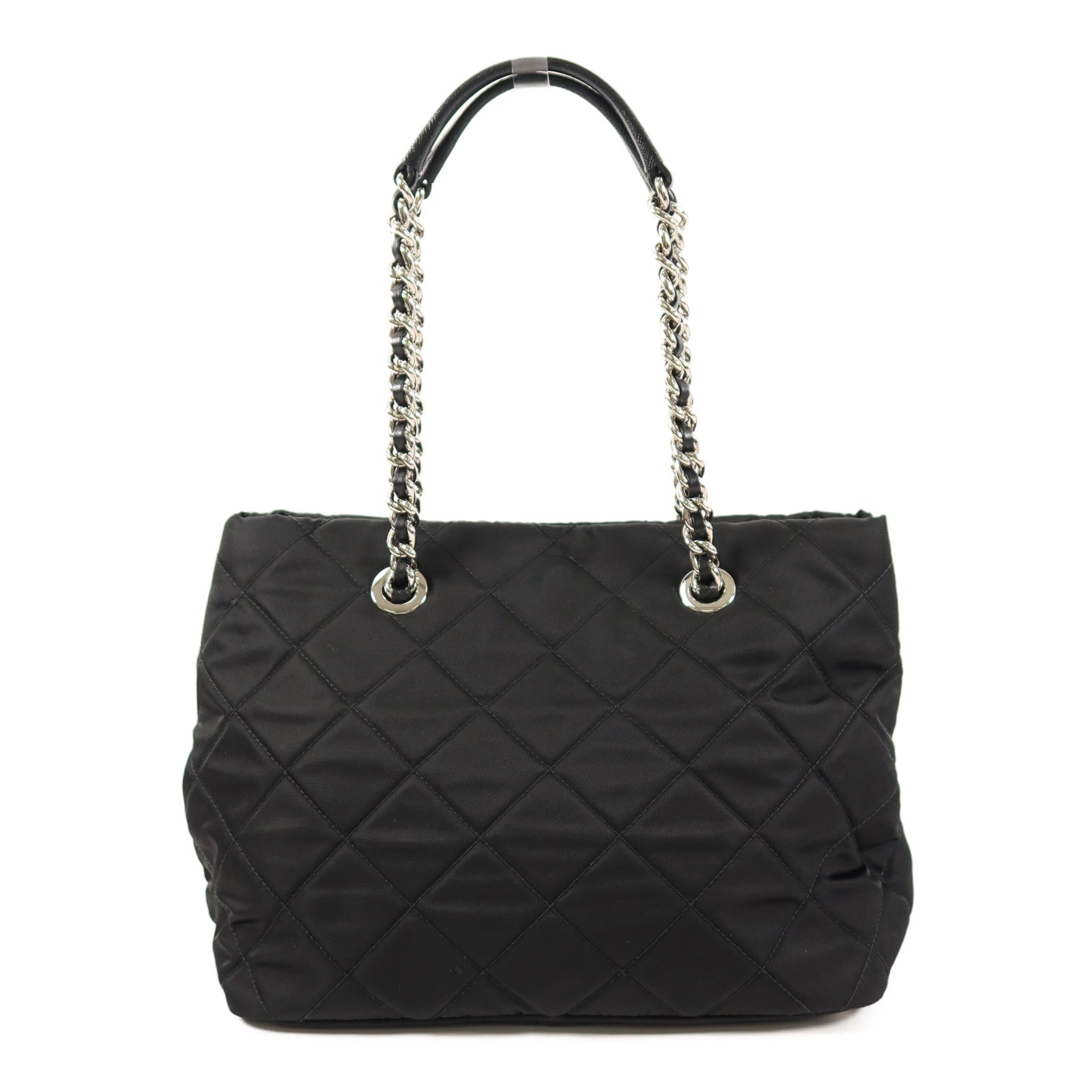 PRADA 尼龍Shoulder Bag鏈帶肩背袋