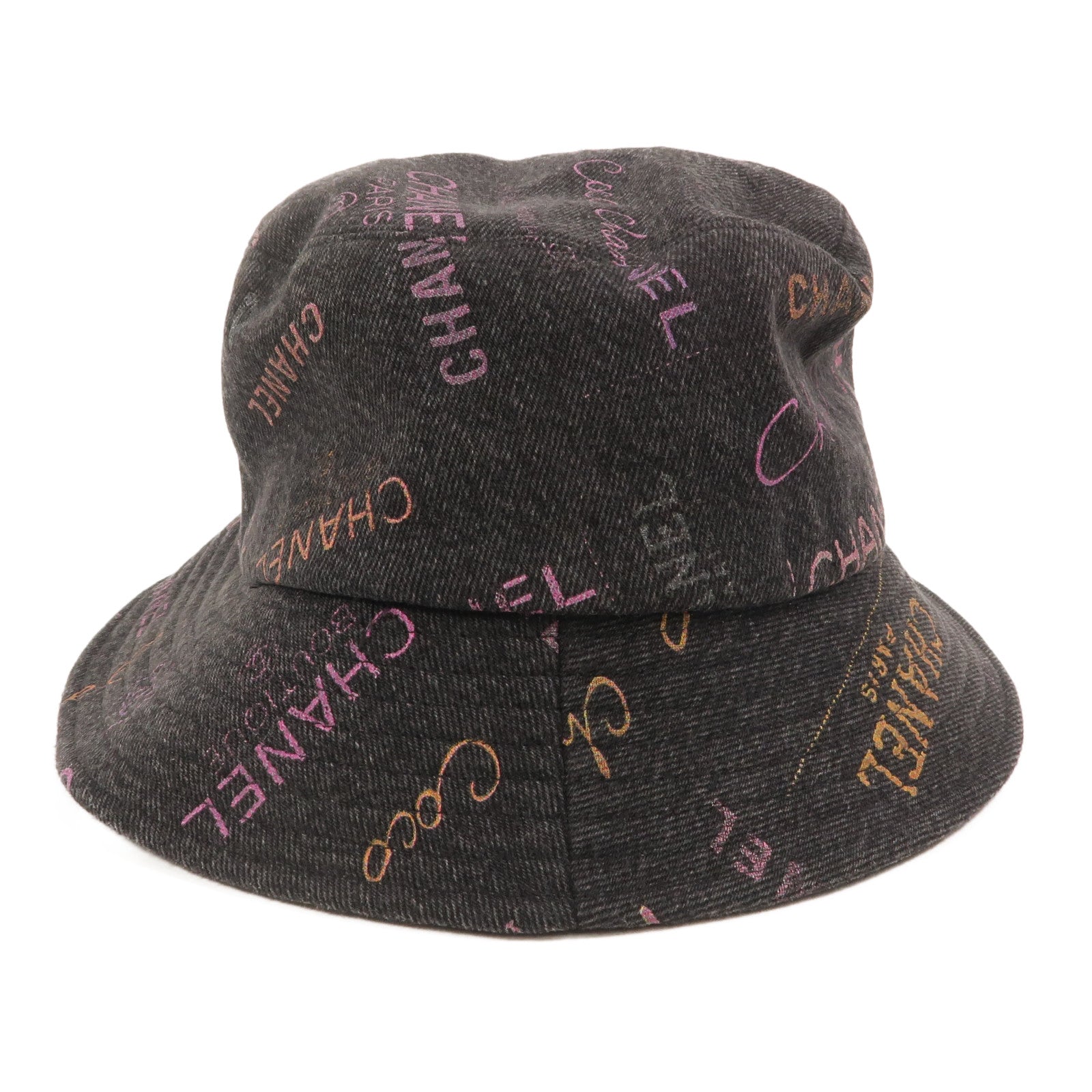 CHANEL 牛仔布Bucket Hat帽子