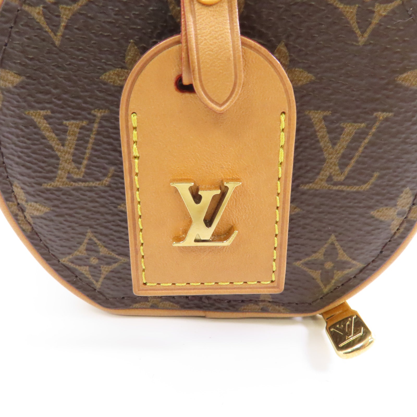 LOUIS VUITTON 【激減優惠】Monogram Petite Boite Chapeau Necklace金扣鏈帶肩背袋啡色