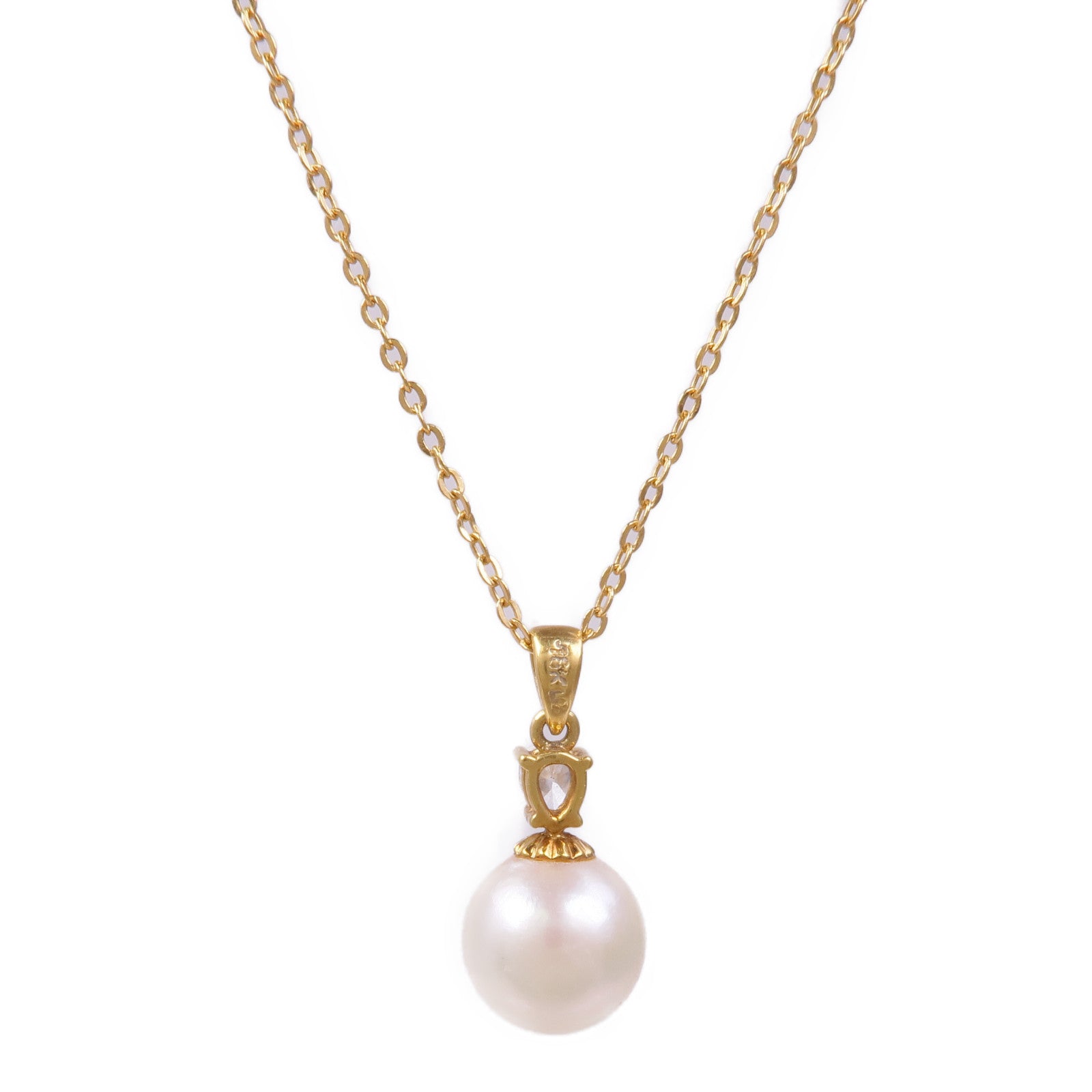 JEWELRY Pearl Necklace 18K Yellow Gold