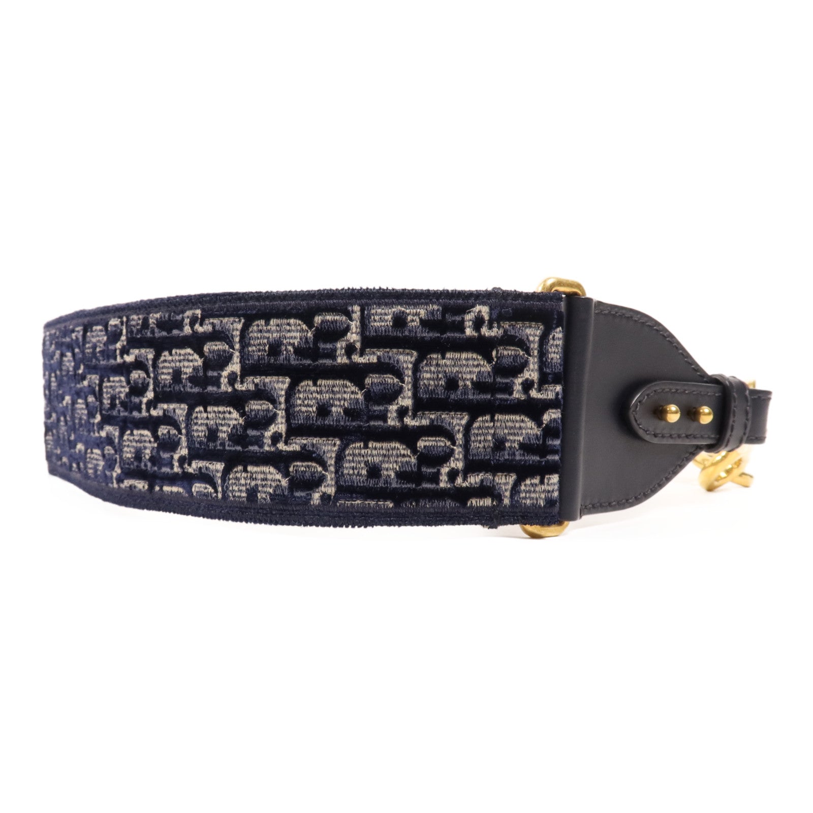 Dior 帆布Shoulder Strap金扣肩背帶