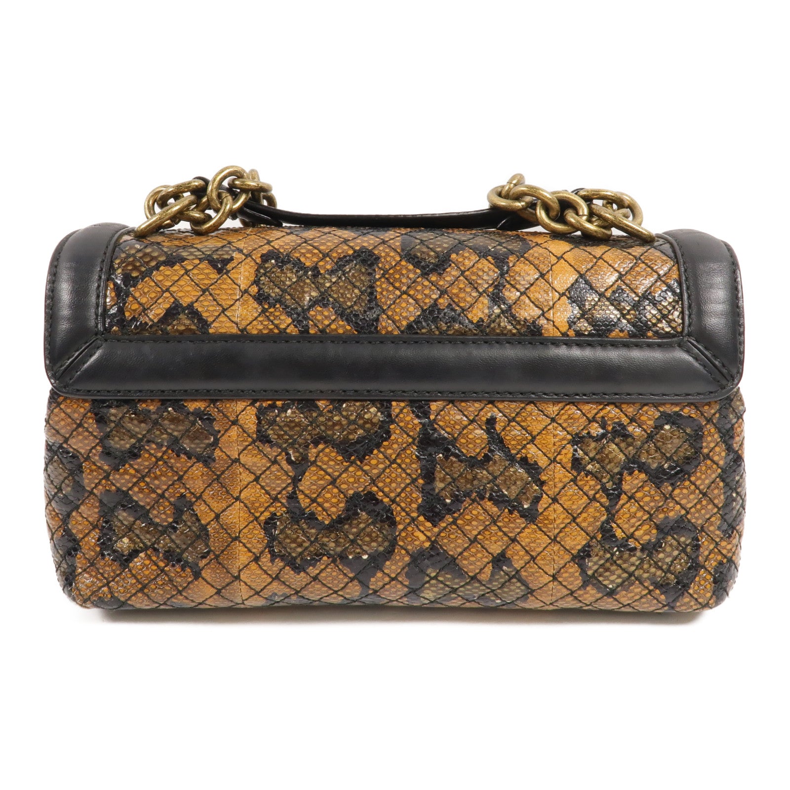 BOTTEGA VENETA 牛皮皮革/蛇皮皮革Olimpia Knot手挽肩背兩用袋