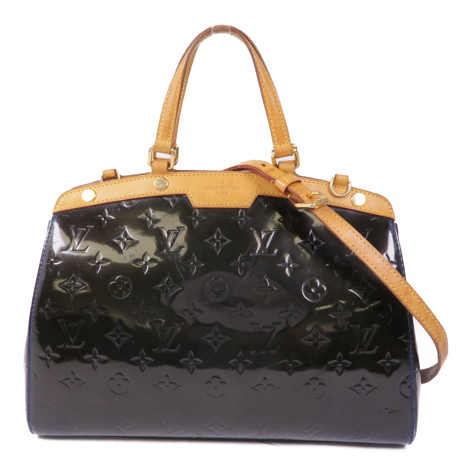 LOUIS VUITTON Vernis Blair MM金扣手挽肩背兩用袋