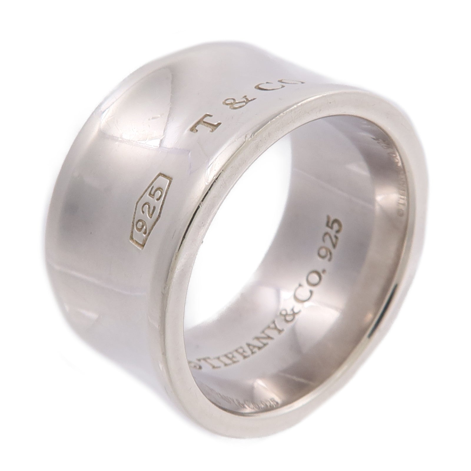TIFFANY&CO 925純銀Wide Sterling Ring戒指