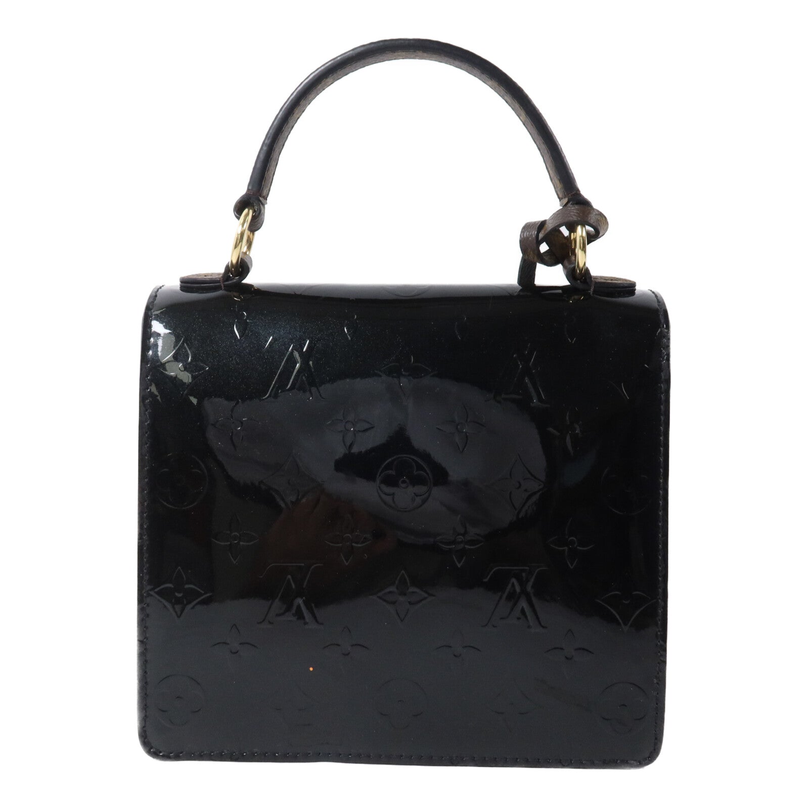 LOUIS VUITTON Monogram/Epi/Monogram Vernis Spring Street金扣手挽肩背兩用袋