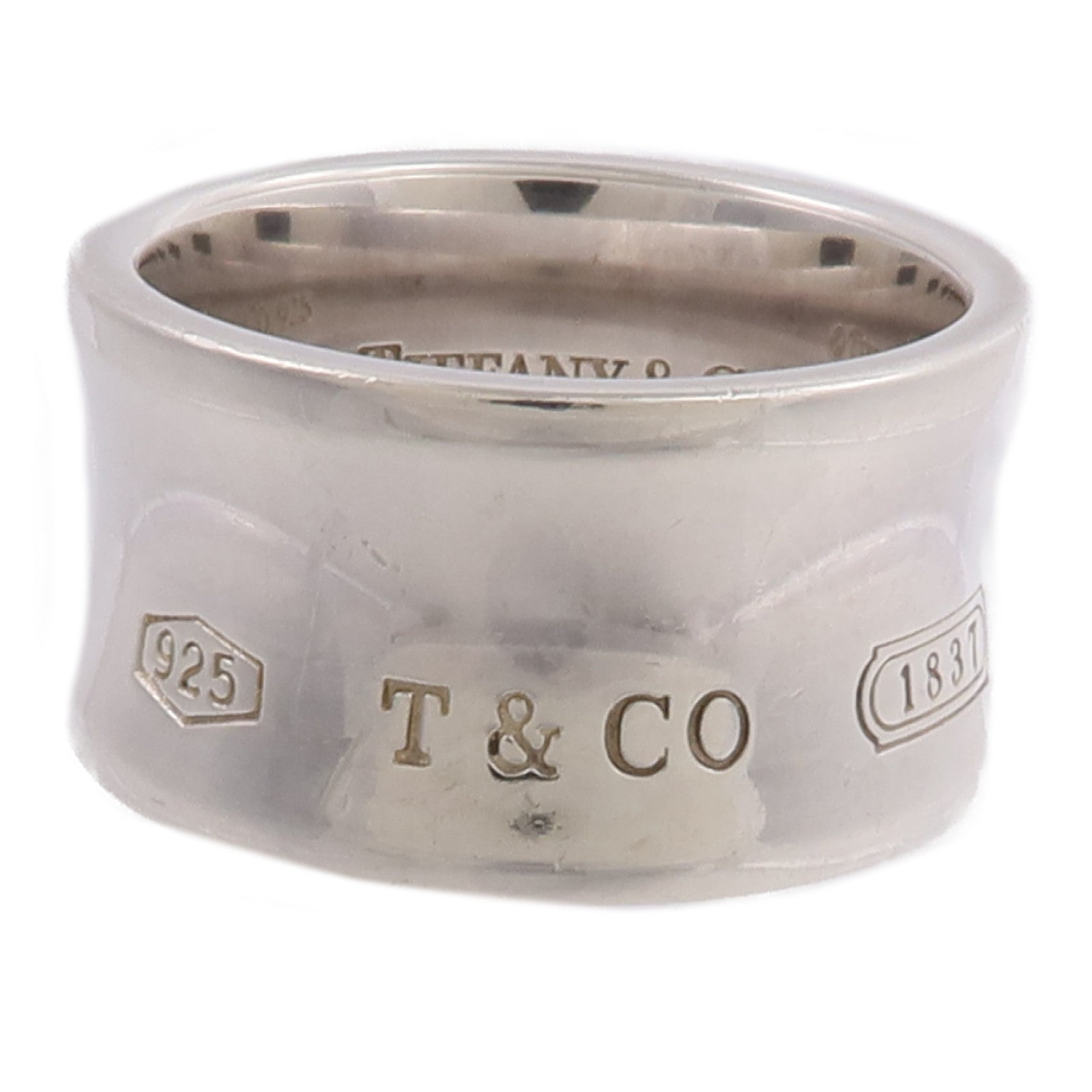 TIFFANY&CO 925純銀Wide Sterling Ring戒指