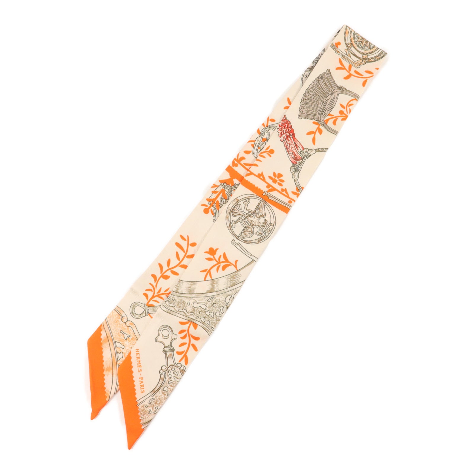 HERMES 絲質Twilly絲巾