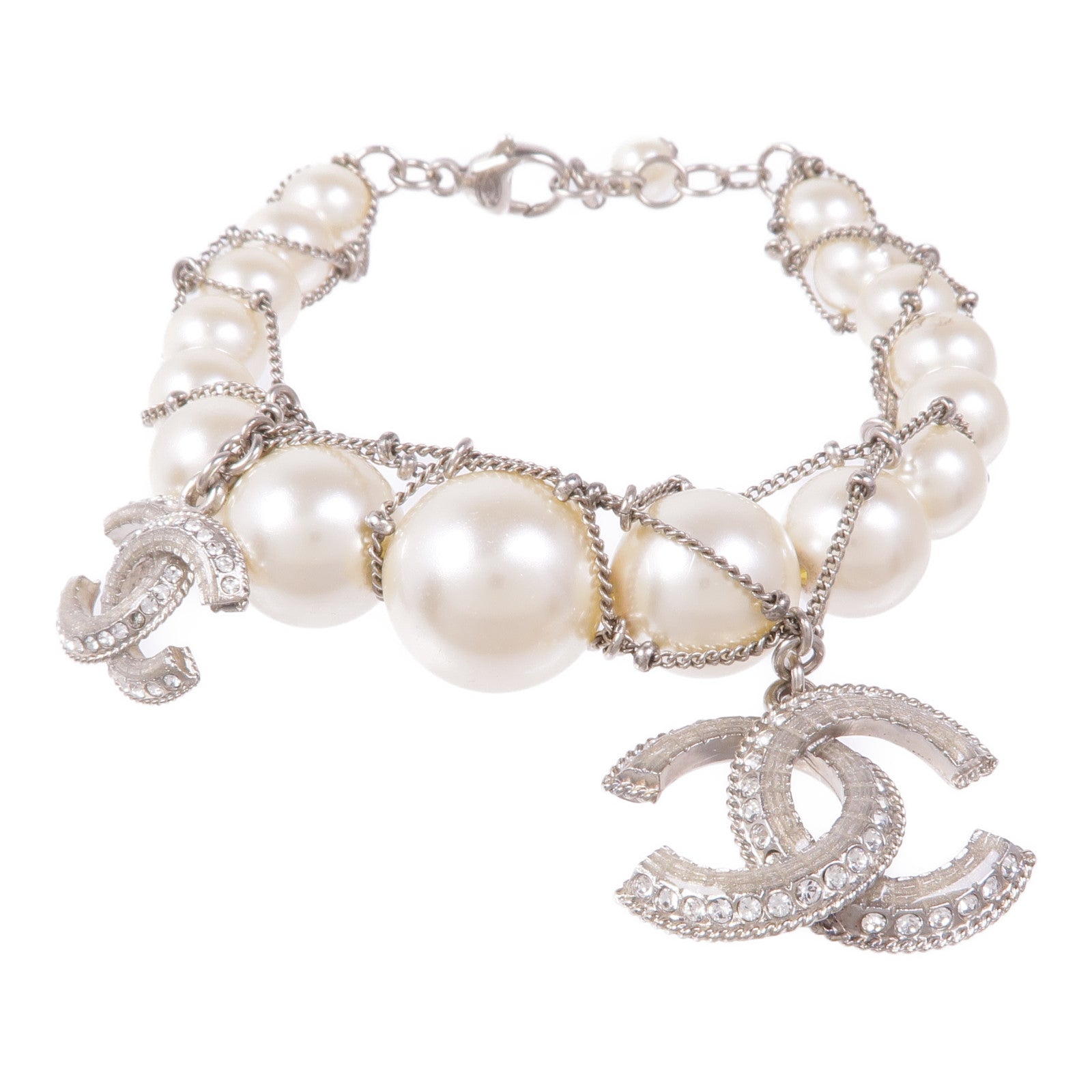 CHANEL PVC/金屬Bracelet手鏈