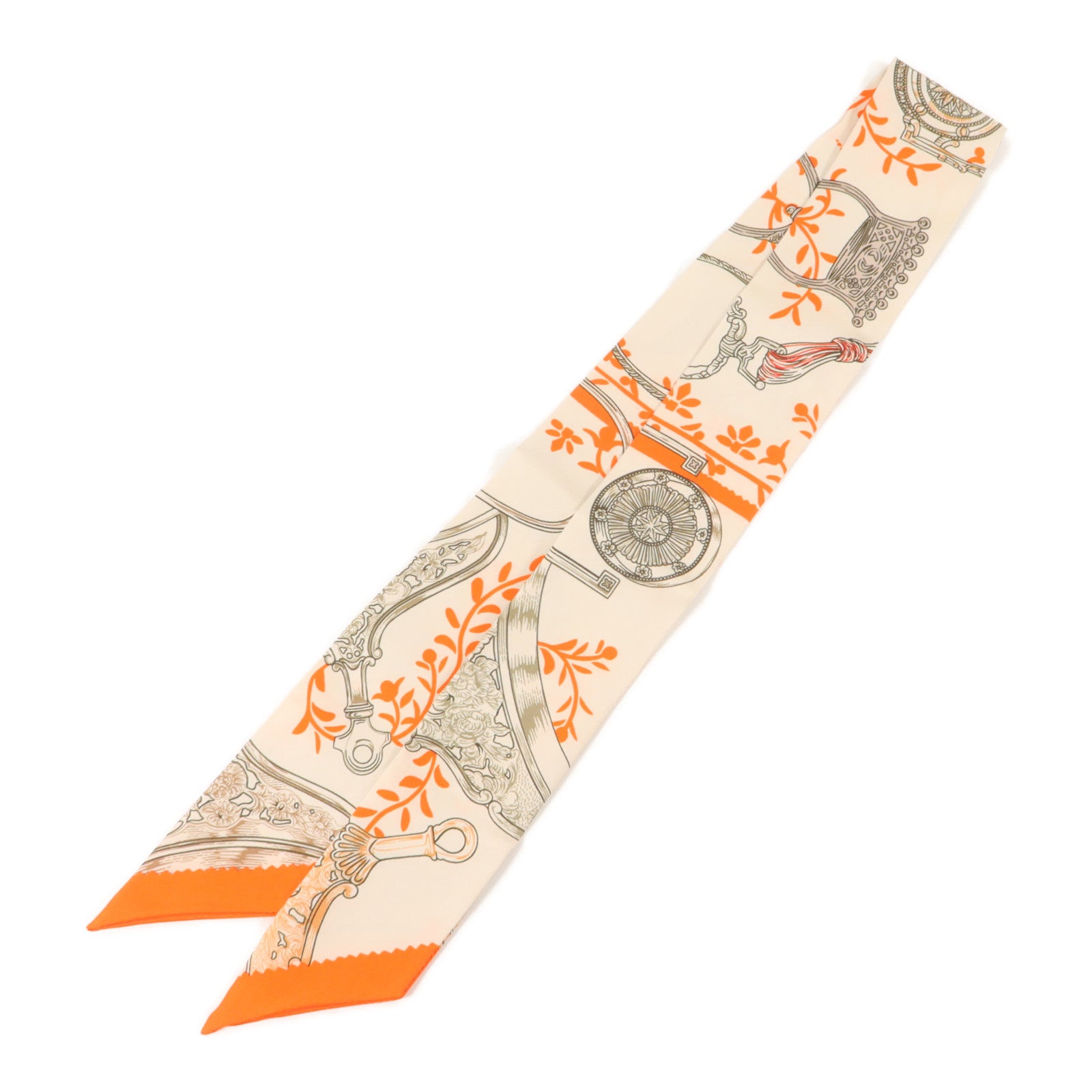 HERMES 絲質Twilly絲巾