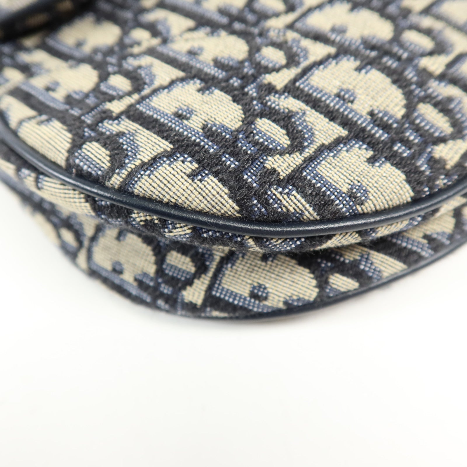 Dior 帆布Saddle金扣手挽肩背兩用袋