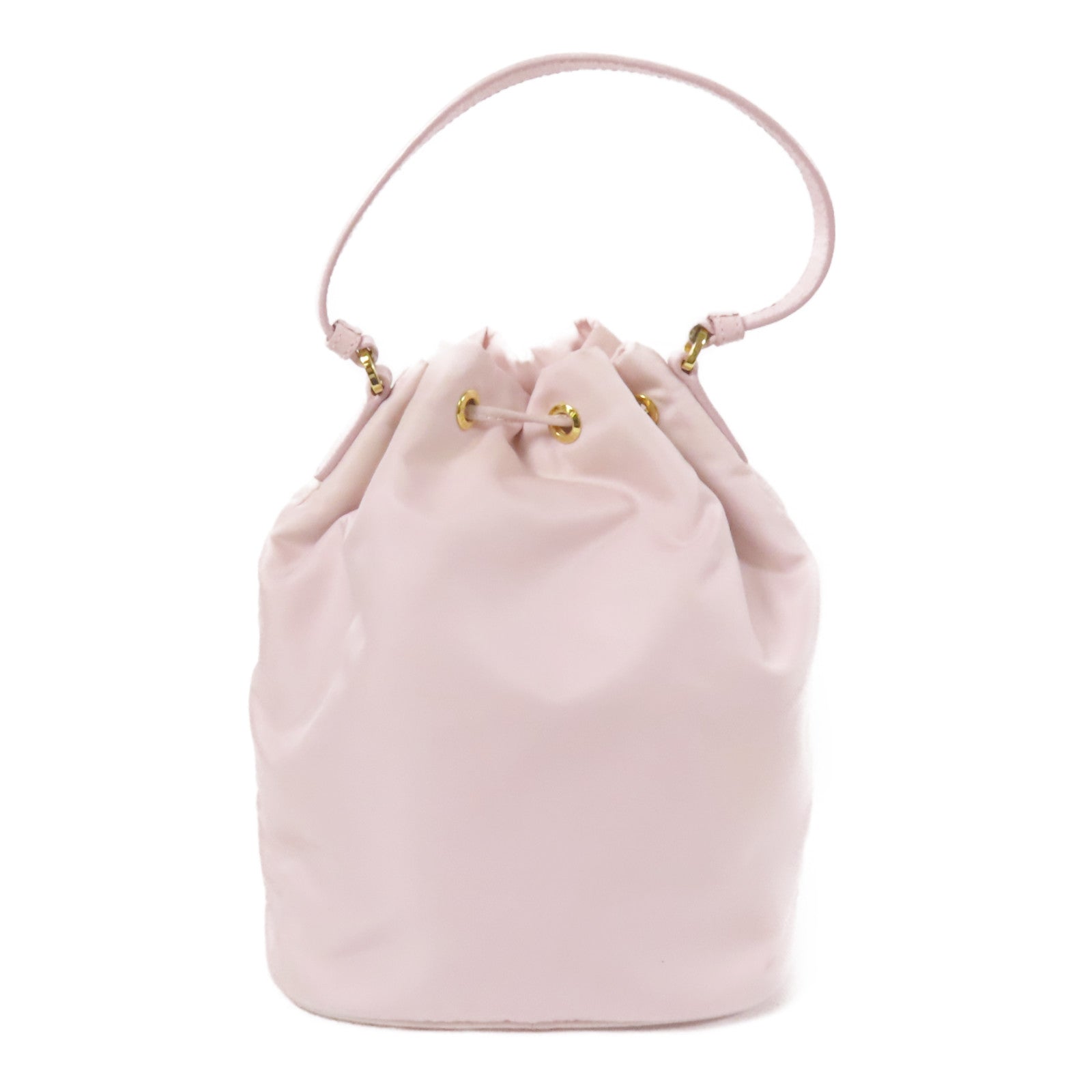 PRADA 尼龍Duet Re-Nylon Bucket Bag金扣手挽肩背袋兩用袋