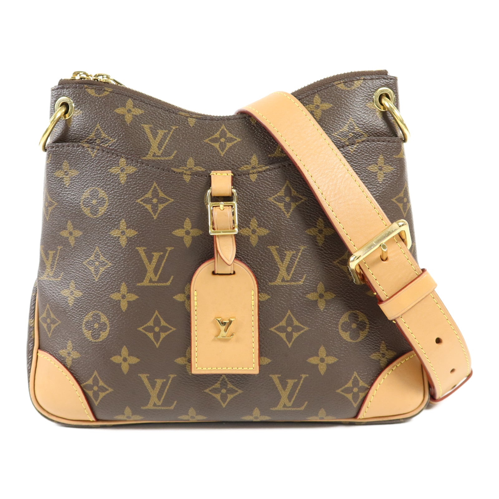 LOUIS VUITTON Monogram Odeon PM金扣手挽袋