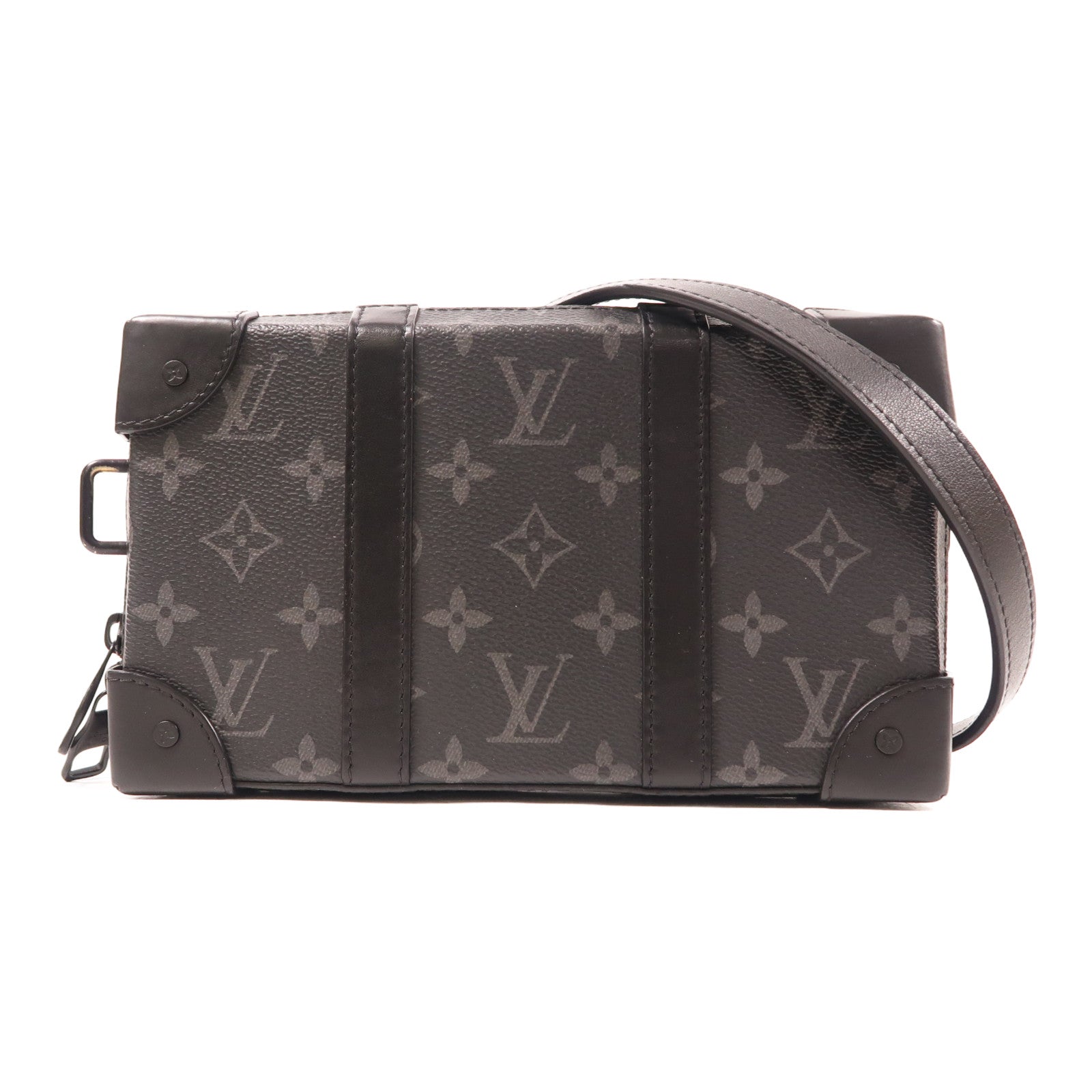LOUIS VUITTON LV Soft Trunk Wallet Shoulder Bag M69838 Monogram Eclipse Black
