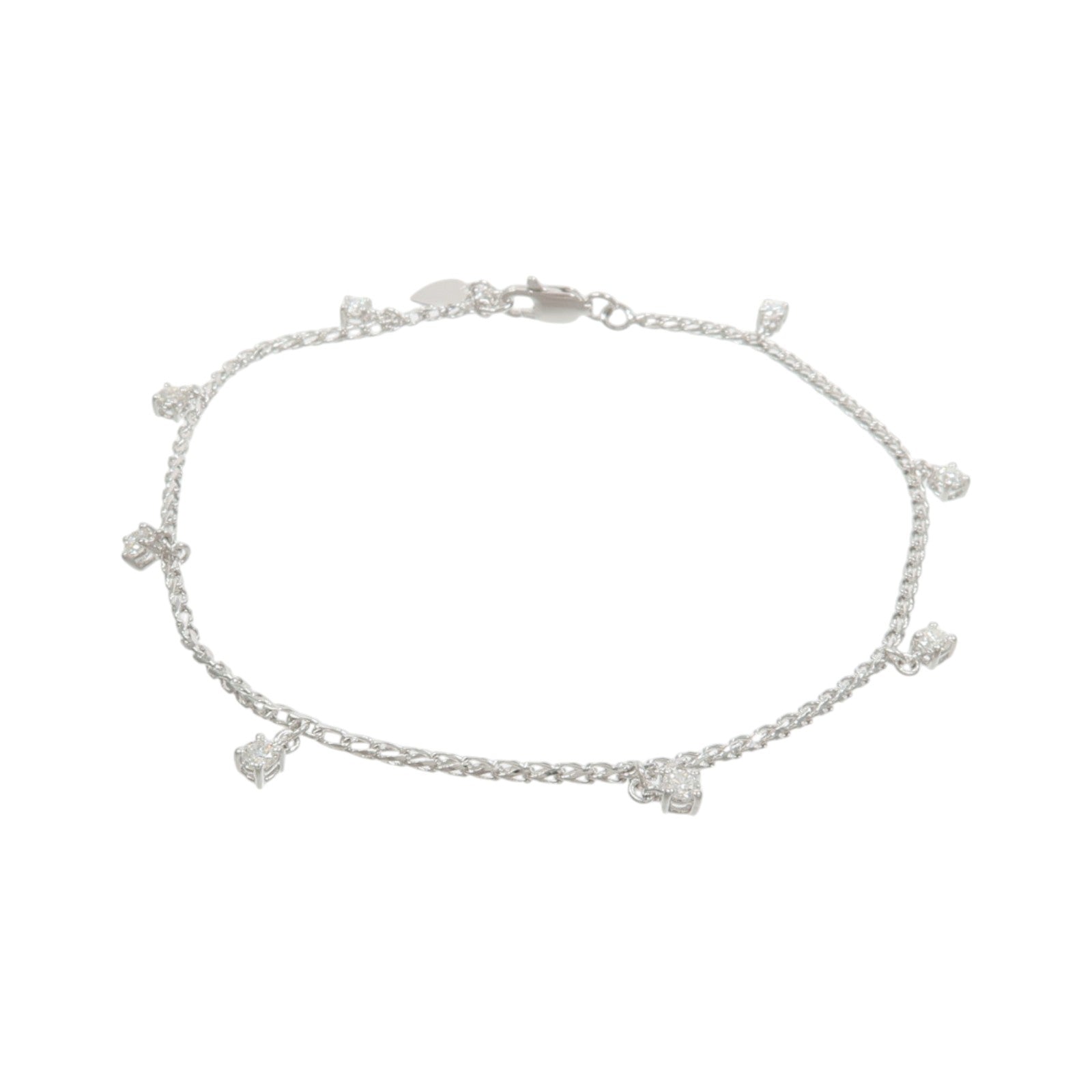 JEWELRY 18K白金Diamond Bracelet鑽石手鏈