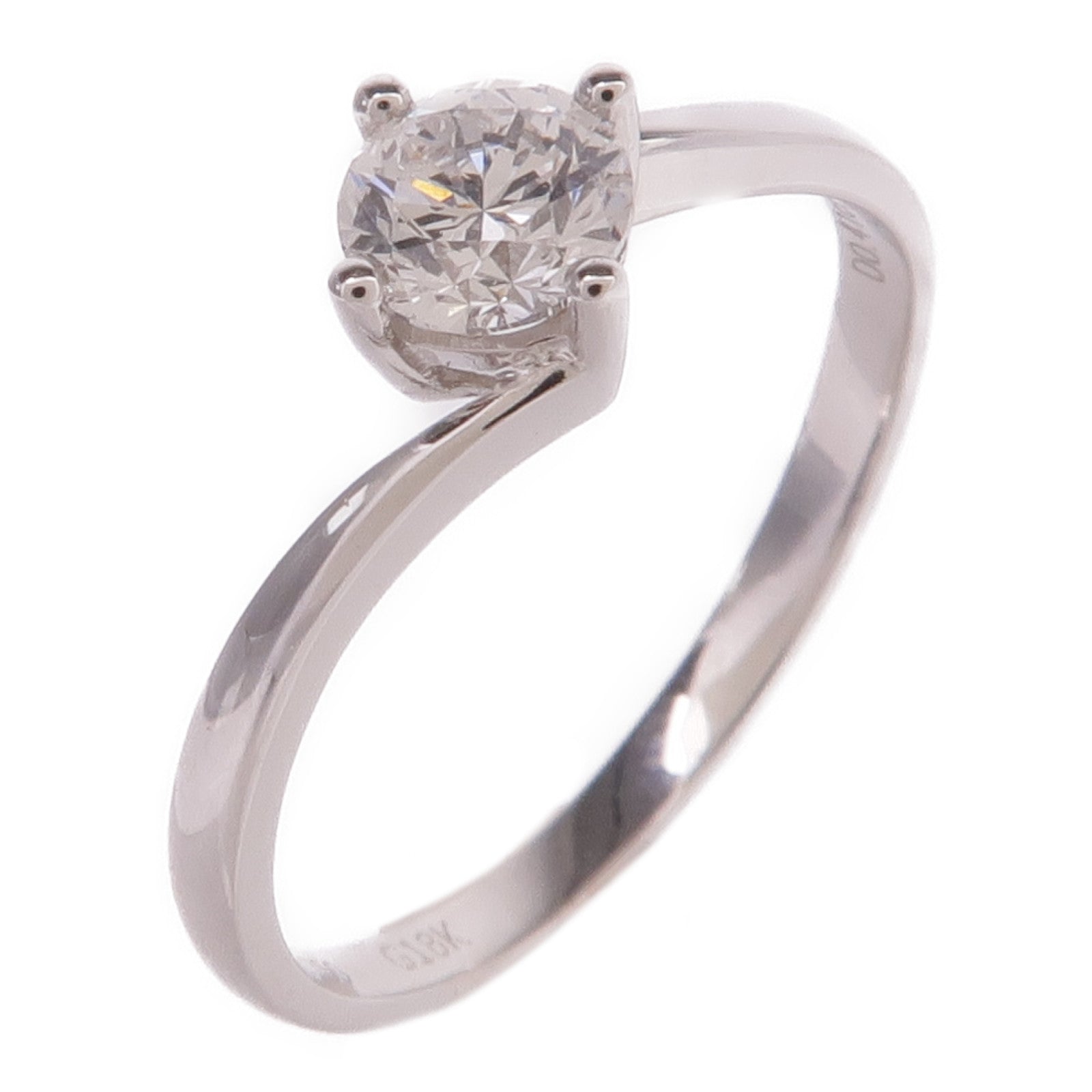 JEWELRY 【激減優惠】18K白金Diamond Ring鑽石戒指US#6