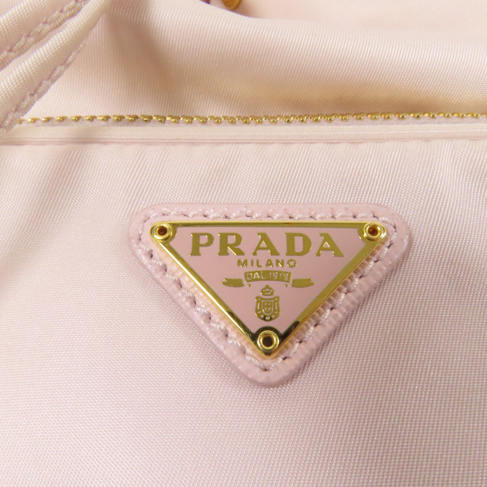 PRADA 尼龍Duet Re-Nylon Bucket Bag金扣手挽肩背袋兩用袋