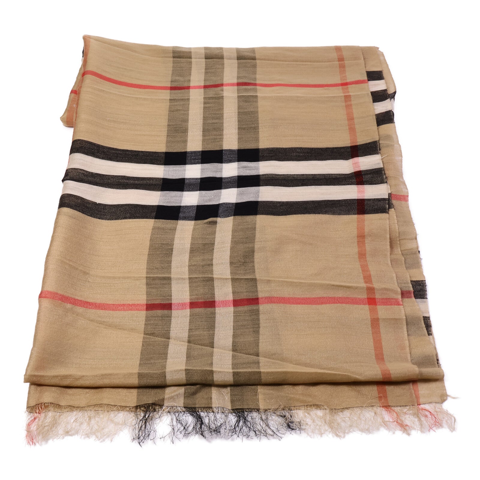 BURBERRY 絲質/羊毛Scarf圍巾
