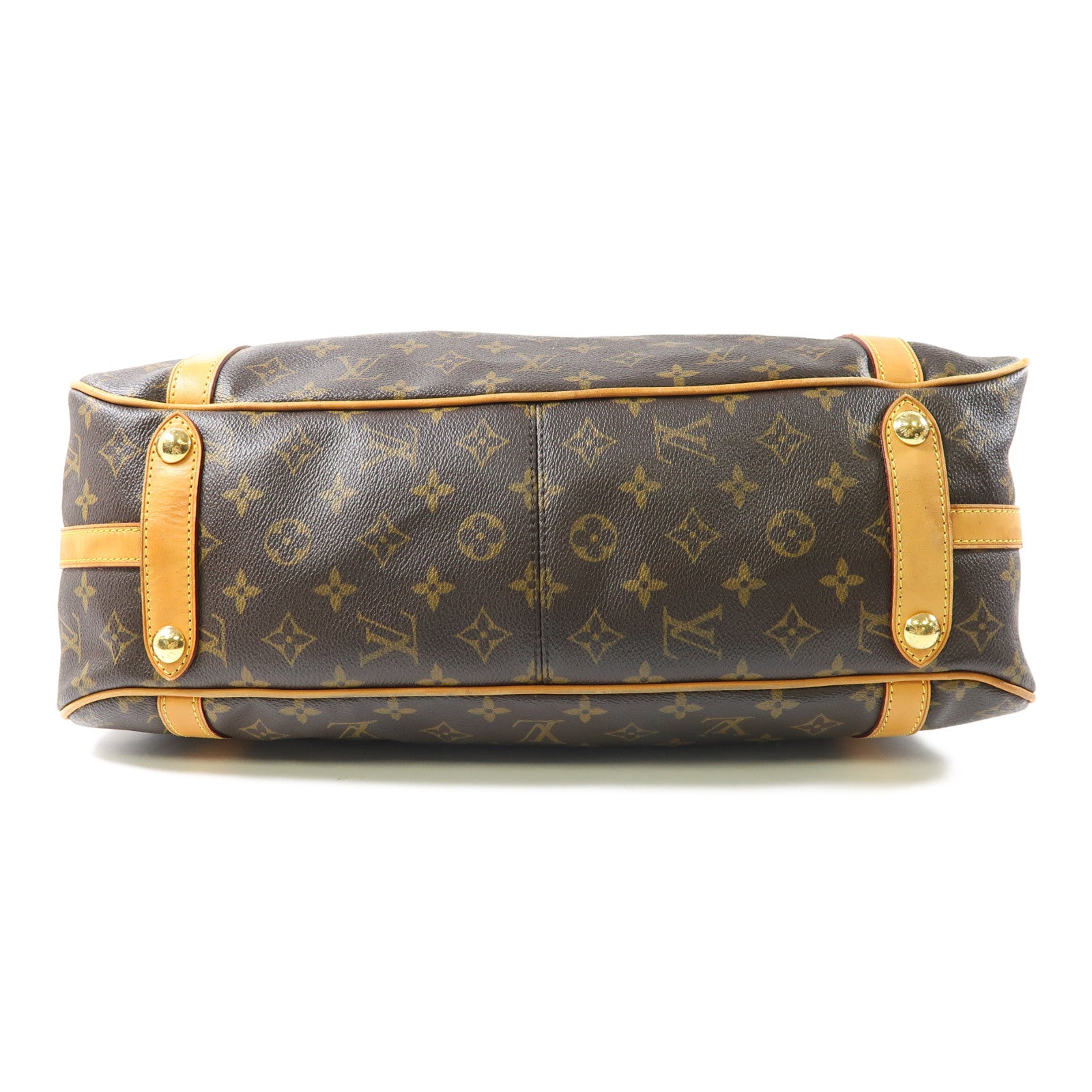 LOUIS VUITTON (PRICE DOWN) LV GHW Stresa GM Shoulder Bag M61188 Monogram Brown