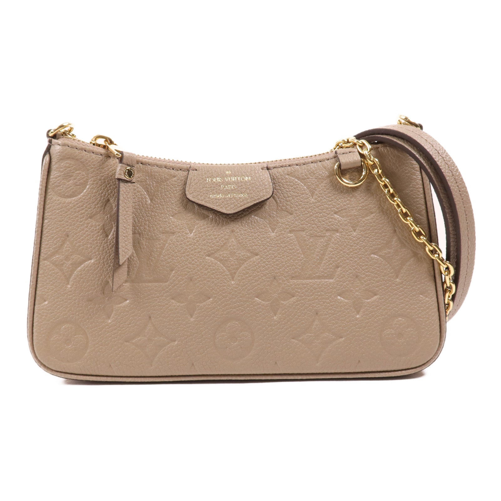 LOUIS VUITTON Monogram Empreinte Easy Pouch On Strap金扣肩背袋
