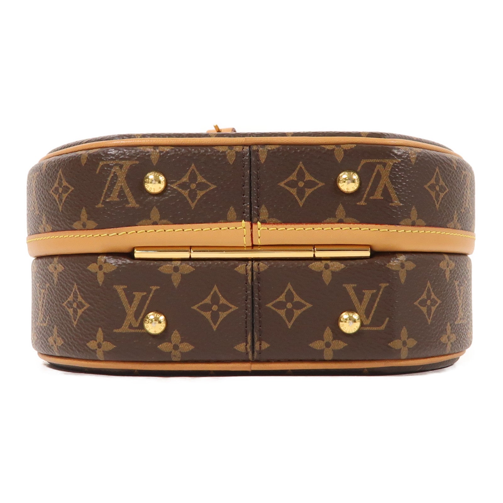 LOUIS VUITTON Monogram Petite Boite Chapeau金扣手挽肩背兩用袋