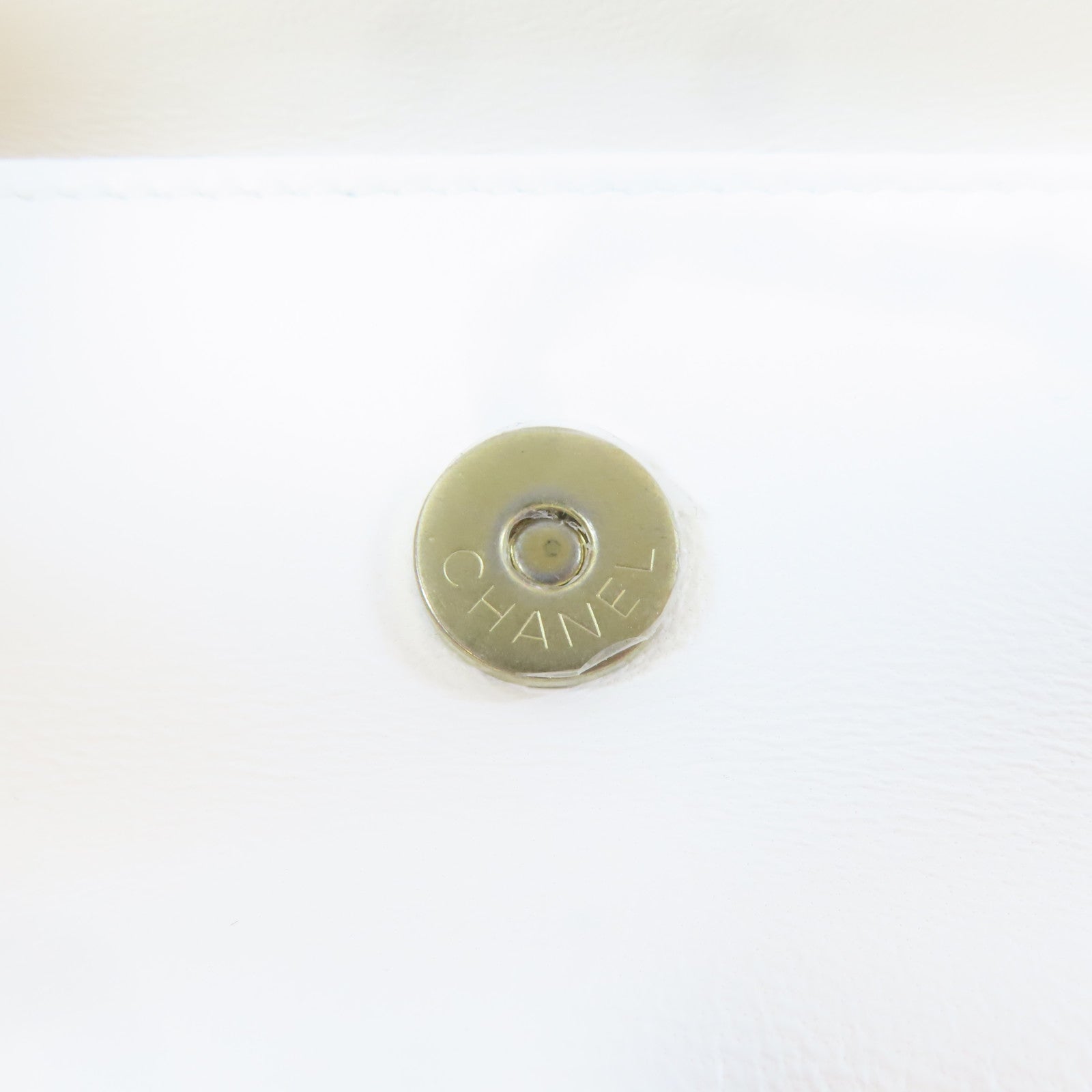 CHANEL 【激減優惠】斜紋軟呢2 Way Shoulder Bag金扣手挽肩背兩用袋黑色/白色