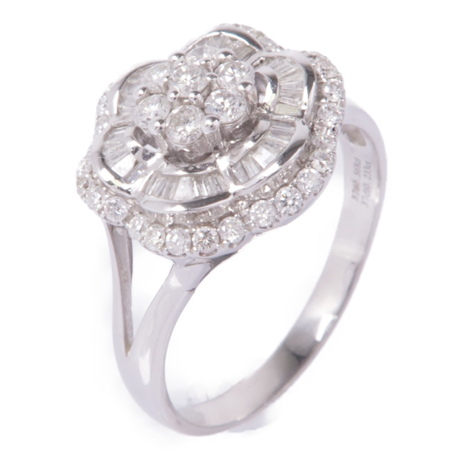 JEWELRY 18K白金Diamond Ring鑽石戒指US#9.75