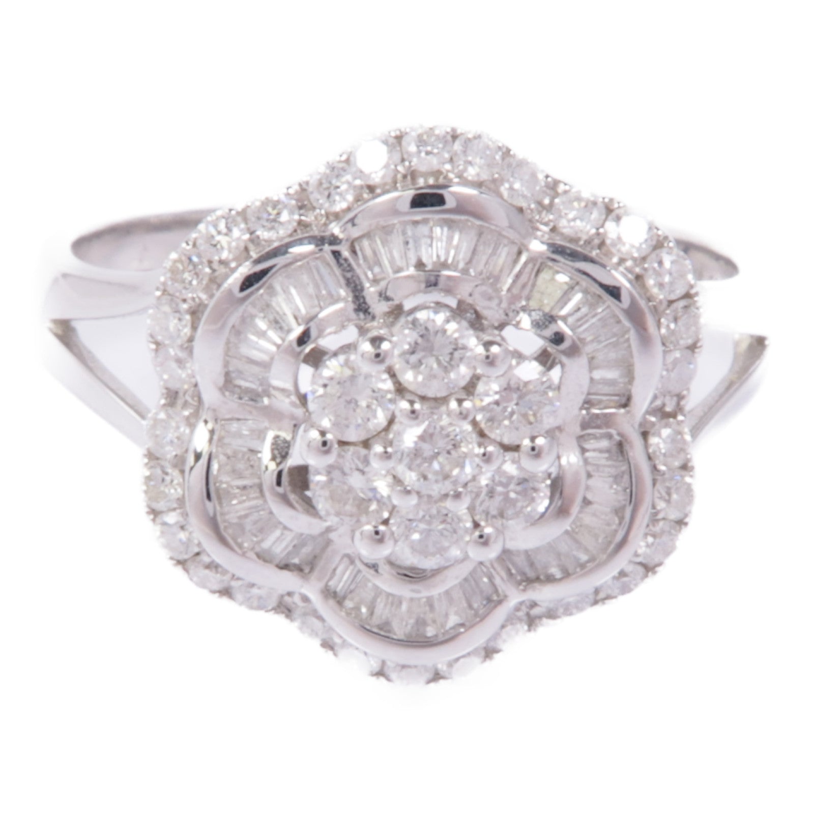 JEWELRY 18K白金Diamond Ring鑽石戒指US#9.75