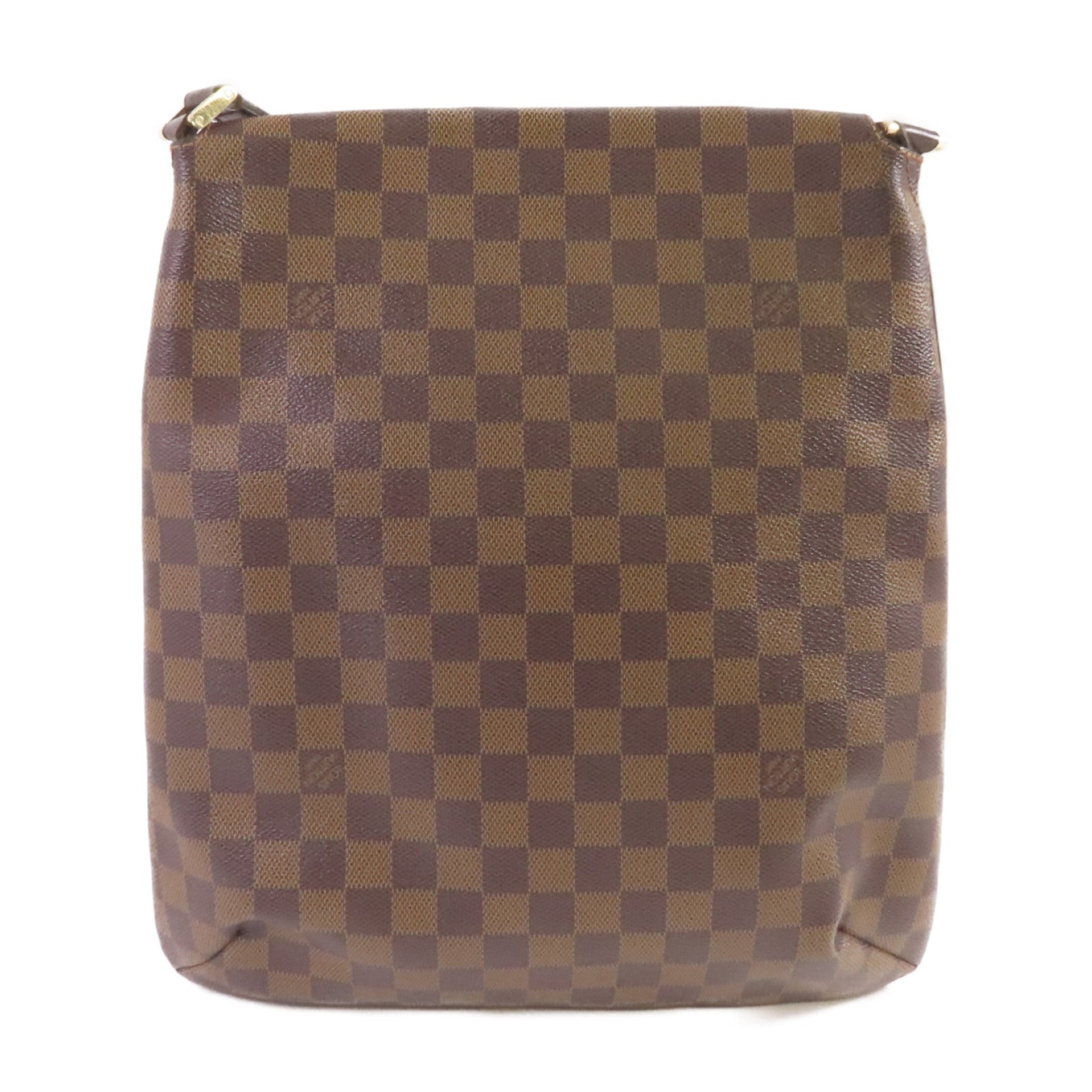 LOUIS VUITTON 【激減優惠】Damier Ebene Musette Shoulder Bag金扣肩背袋啡色