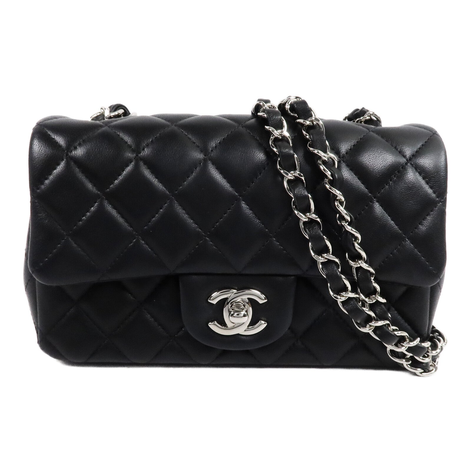 CHANEL 羊皮皮革Classic 20肩背袋