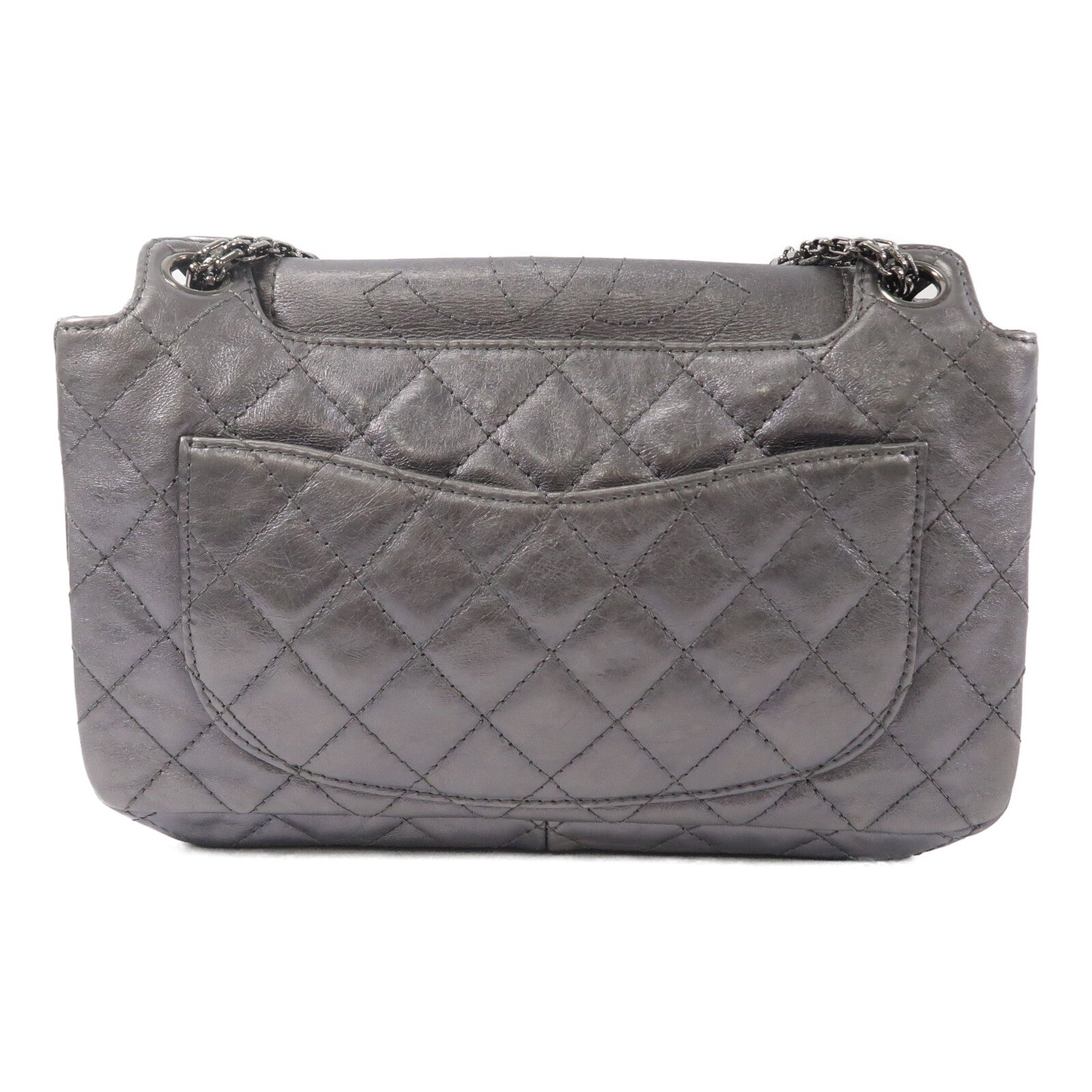 CHANEL 牛皮皮革2.55 Reissue Shoulder Bag鏈帶肩背袋