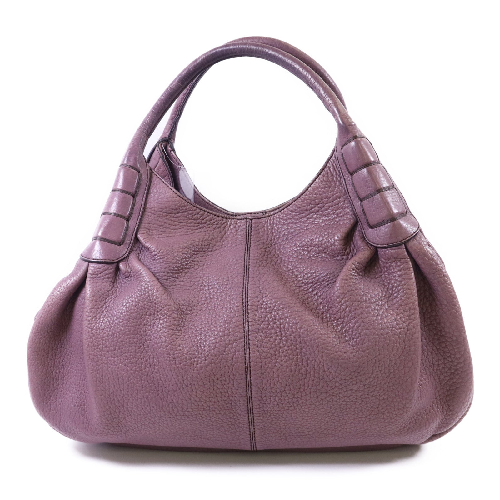 TOD'S 牛皮皮革Ivy Sacca Media Hobo銀扣肩背袋