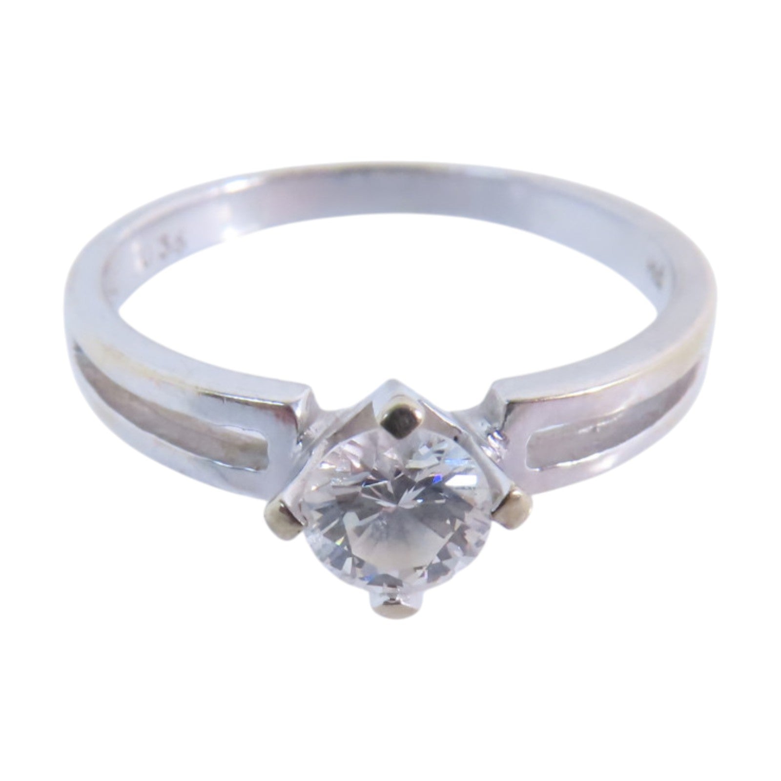 JEWELRY 【激減優惠】18K白金Diamond Ring鑽石戒指US#6