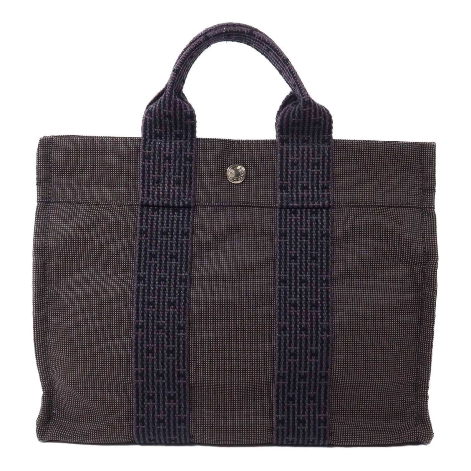 HERMES 帆布Herline Tote手挽袋Grey