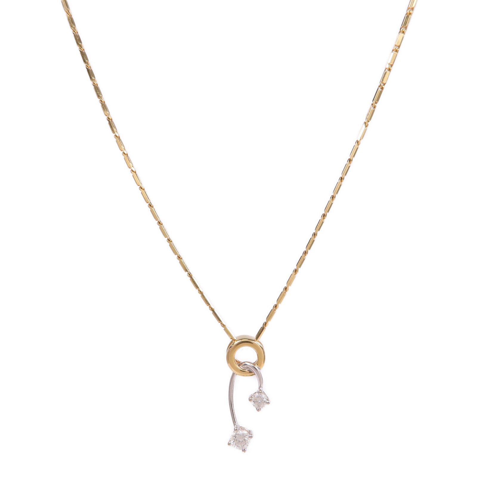 JEWELRY 【激減優惠】18K黃金/白金Diamond Necklace鑽石項鍊