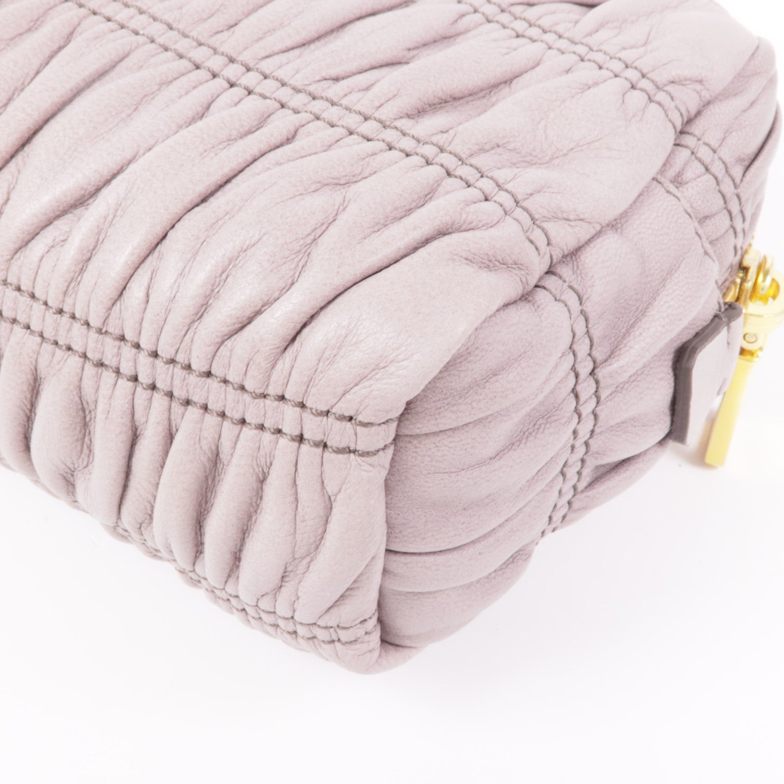 PRADA 牛皮皮革Clutch Bag金扣手拿包