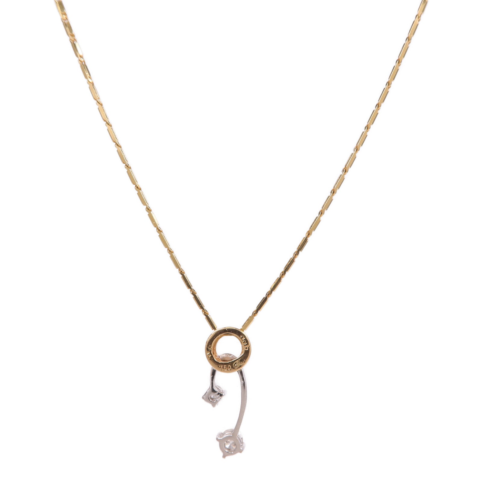 JEWELRY 【激減優惠】18K黃金/白金Diamond Necklace鑽石項鍊