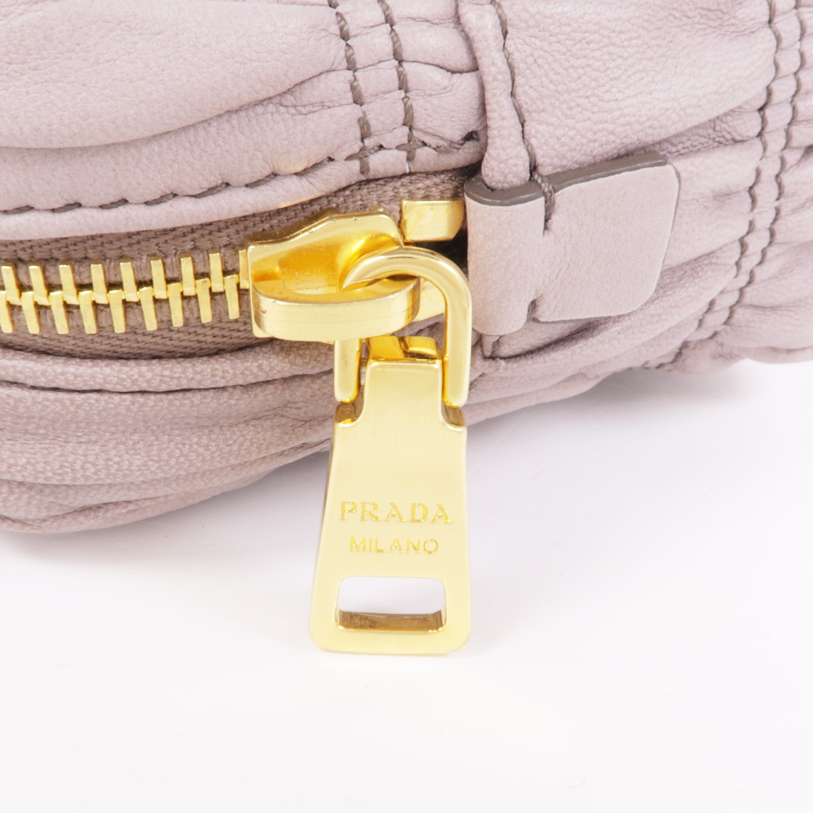 PRADA 牛皮皮革Clutch Bag金扣手拿包