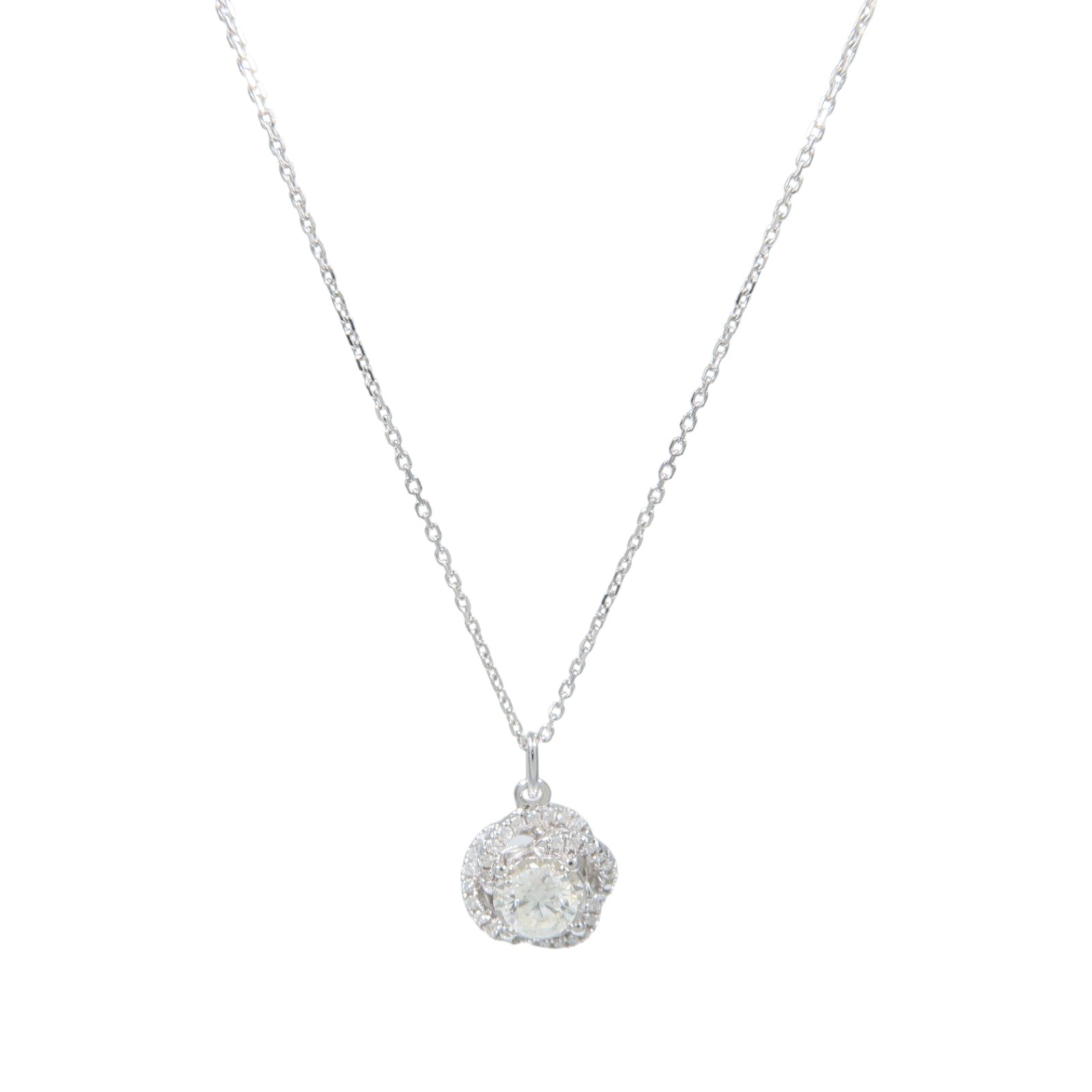 JEWELRY 18K白金Diamond Necklace鑽石項鍊