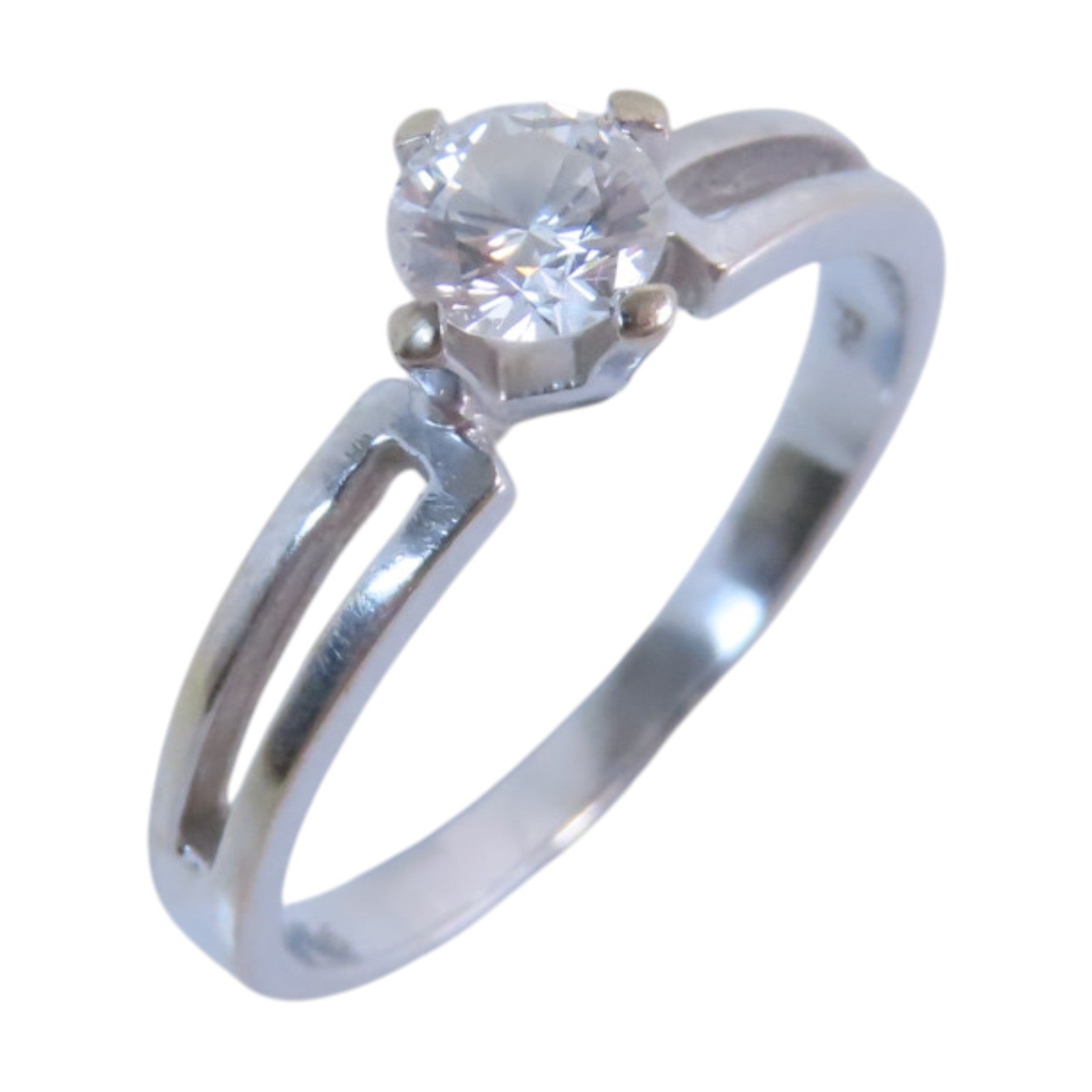 JEWELRY 【激減優惠】18K白金Diamond Ring鑽石戒指US#6