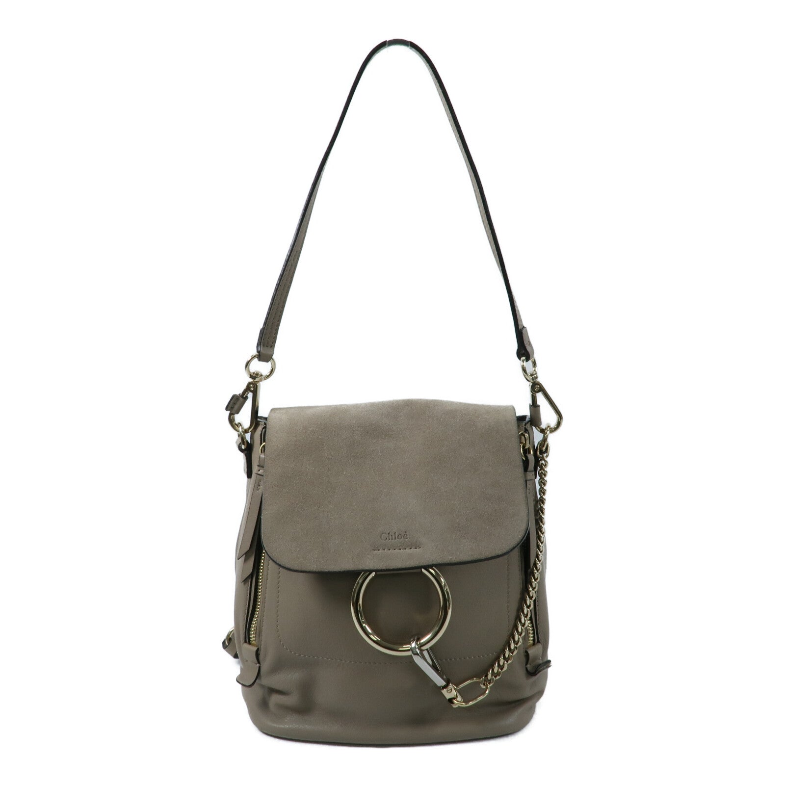 Chloe 牛皮皮革/Suede Faye Backpack背包