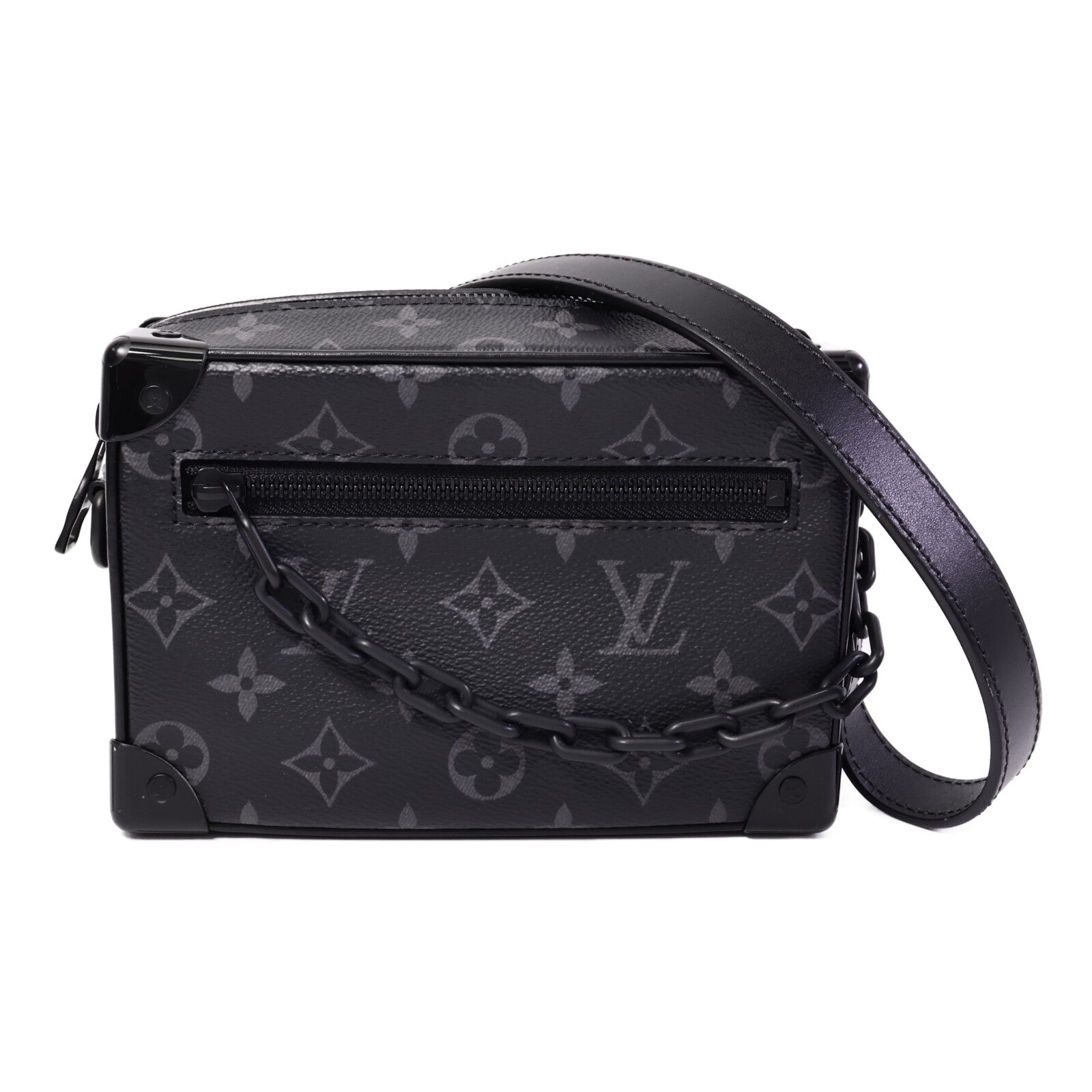 LOUIS VUITTON Monogram Eclipse Mini Soft Trunk肩背袋