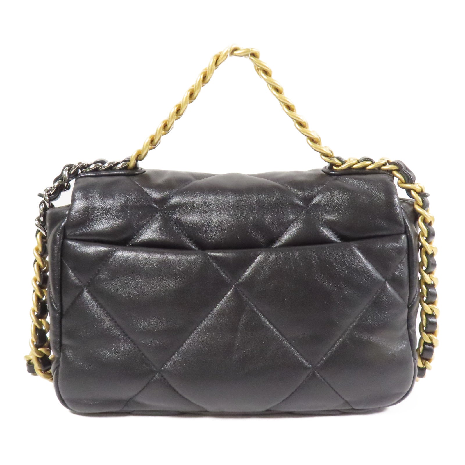 CHANEL 羊皮皮革Chanel 19 Small鏈帶肩背袋