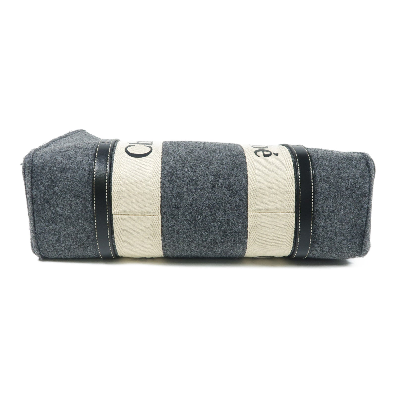 Chloe 羊毛毯Woody Medium Tote肩背袋