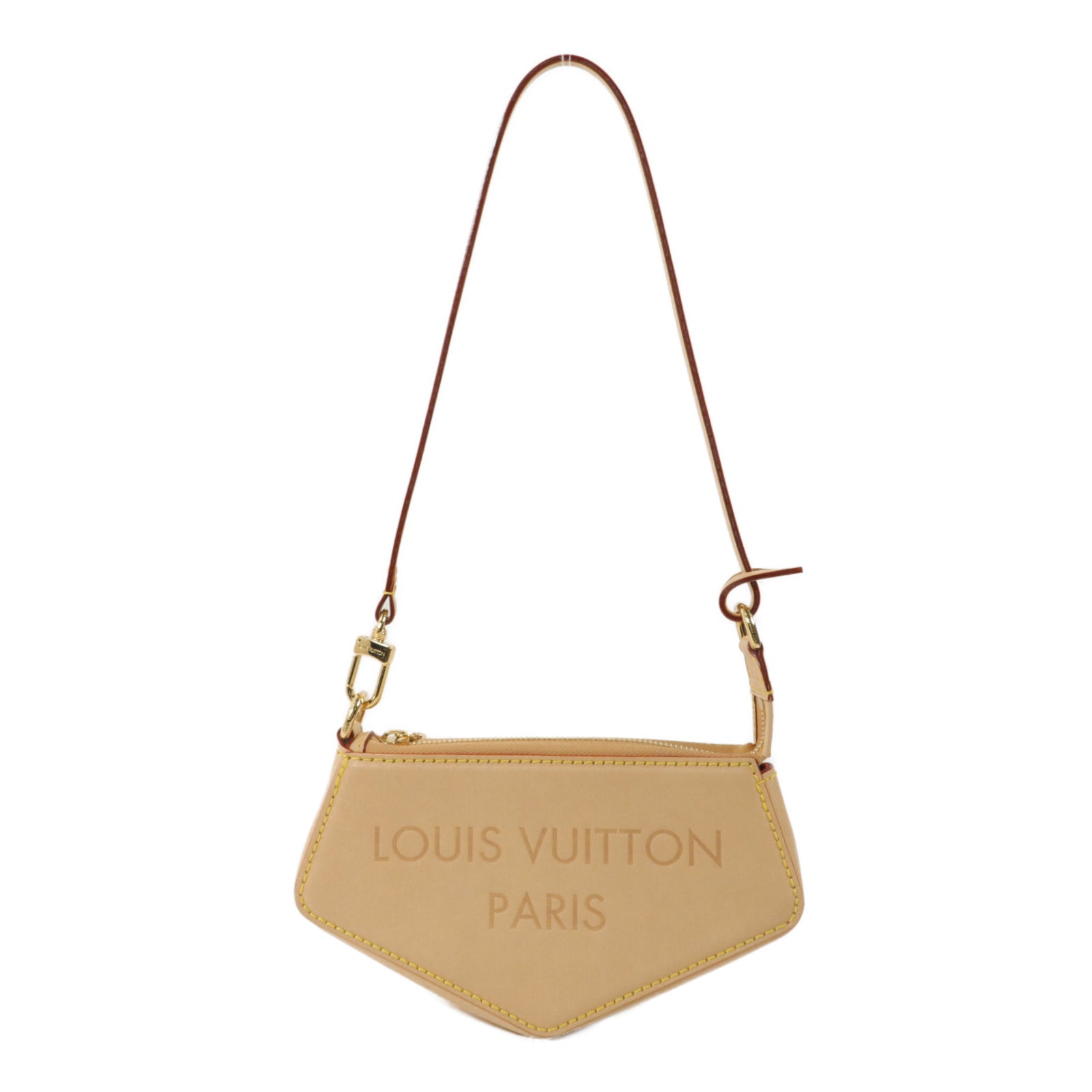 LOUIS VUITTON 牛皮皮革Pochette Ecusson手挽袋